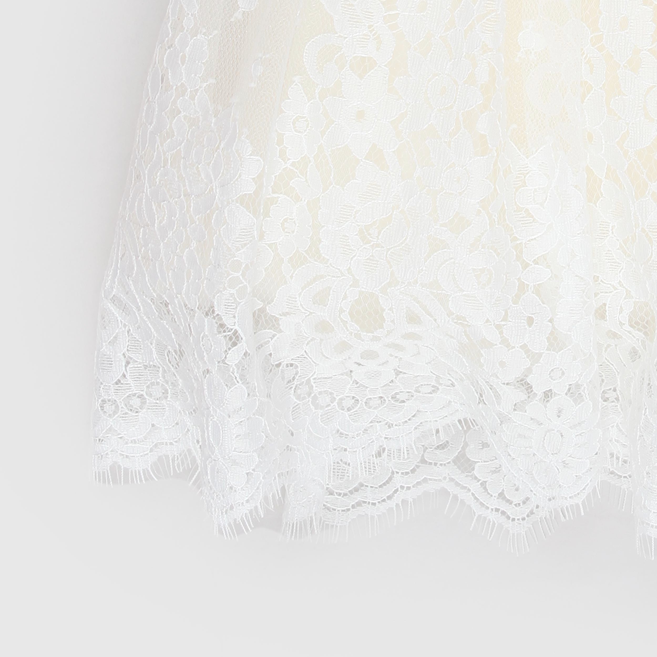 Ecru Dress Lined with Lace by BELLA BRILLY