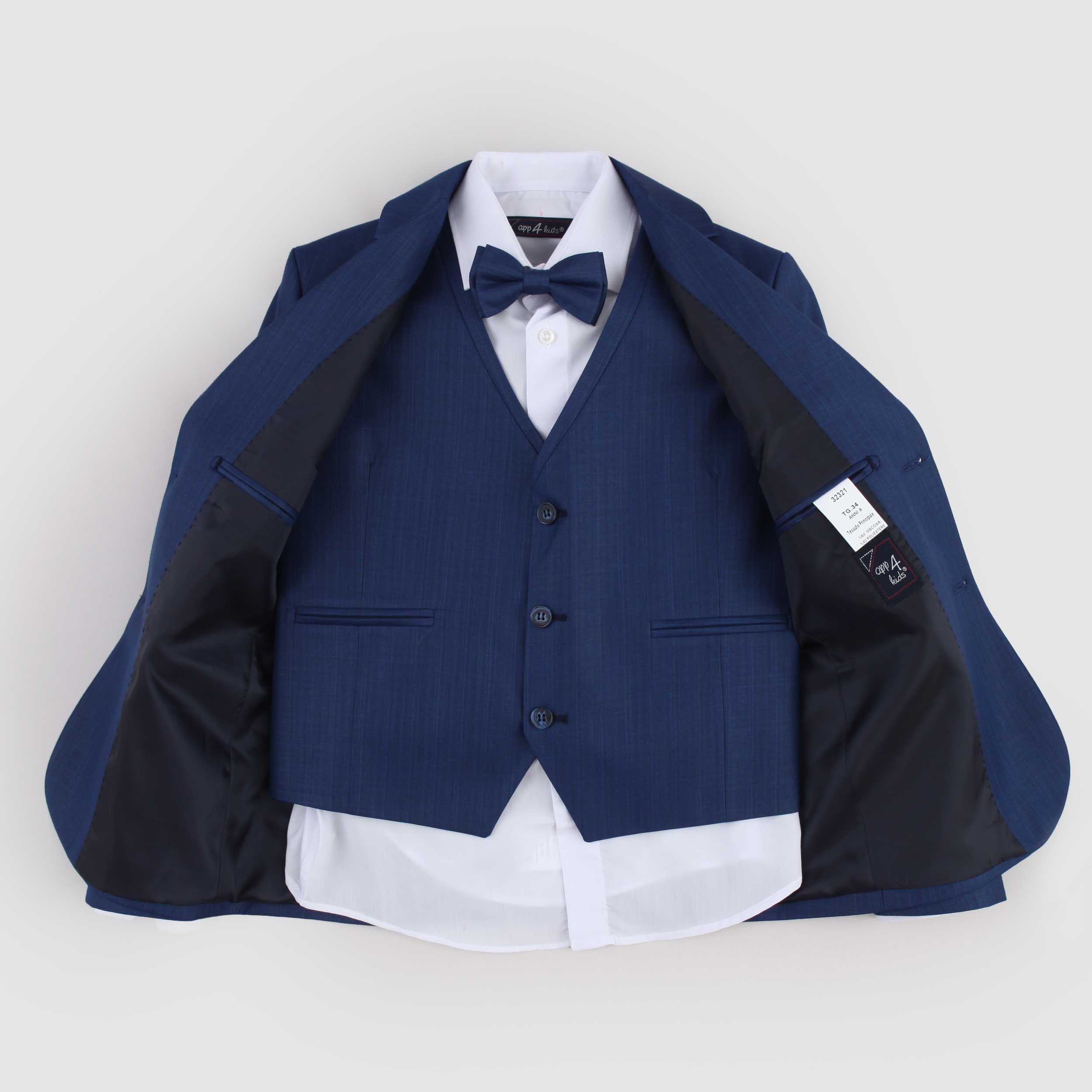Indigo Five-Piece Suit Signed BELLA BRILLY