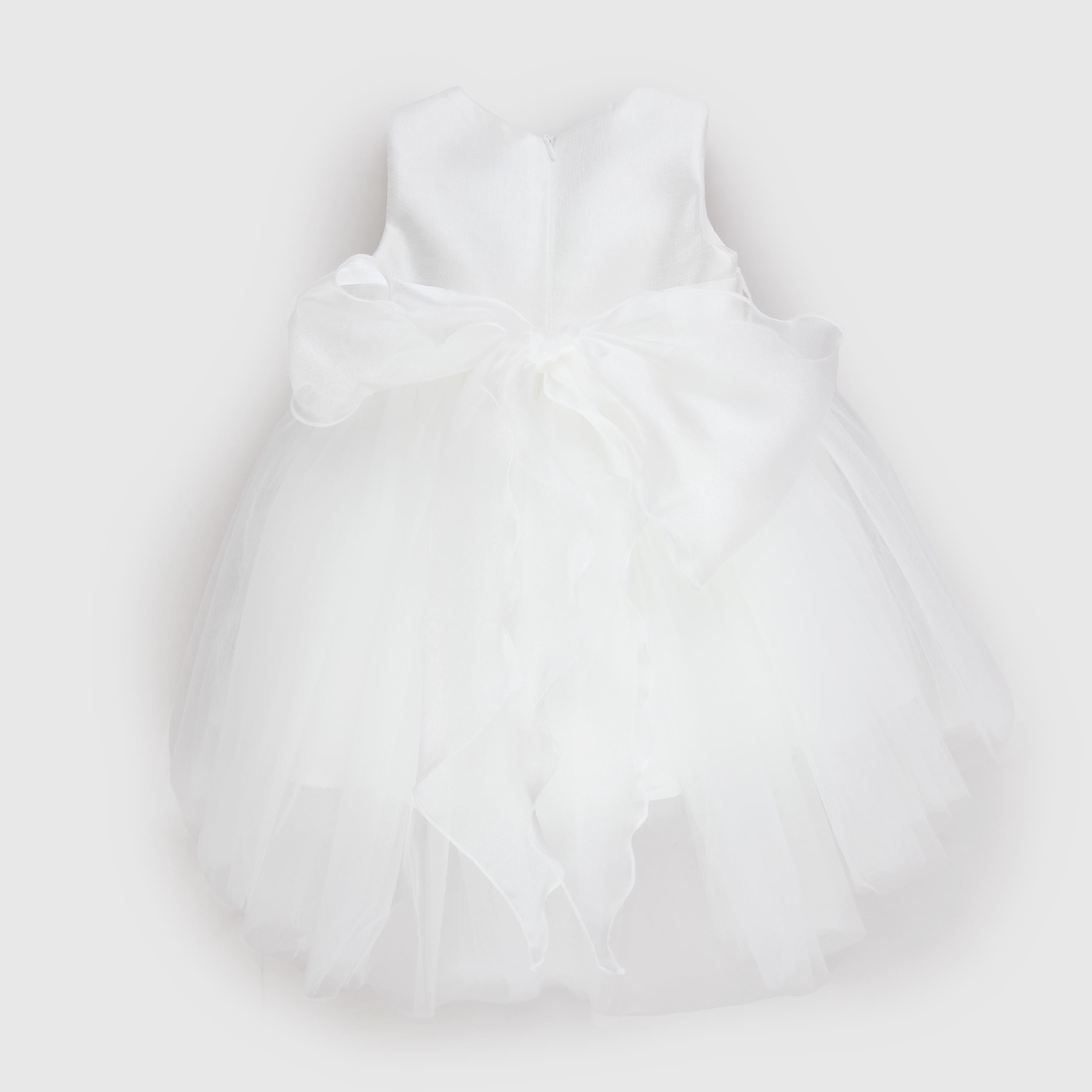 Abito Bianco con Corpetto Lucido Firmato BELLA BRILLY