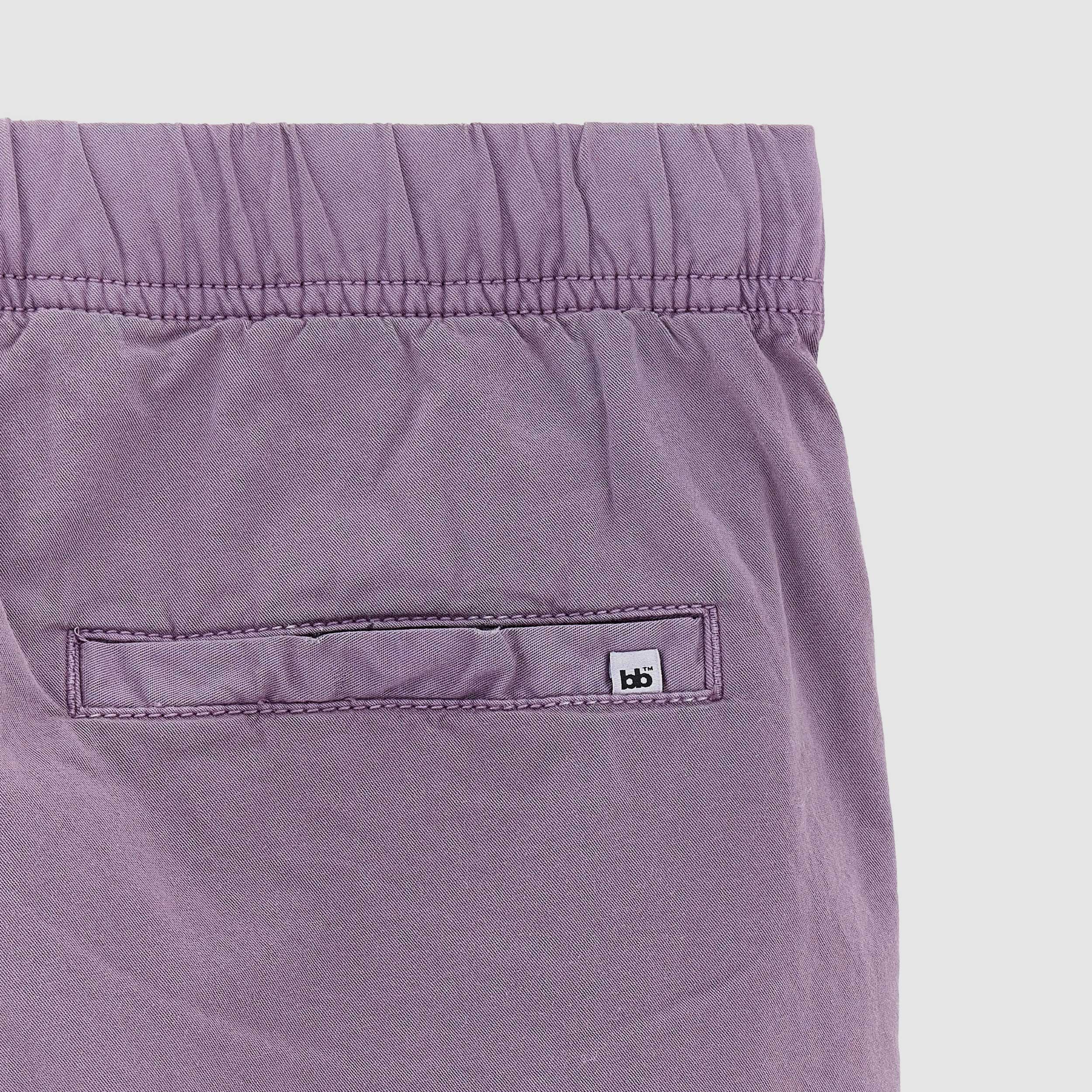 Bermuda Viola con Chiusura a Strappo Firmato BELLEROSE