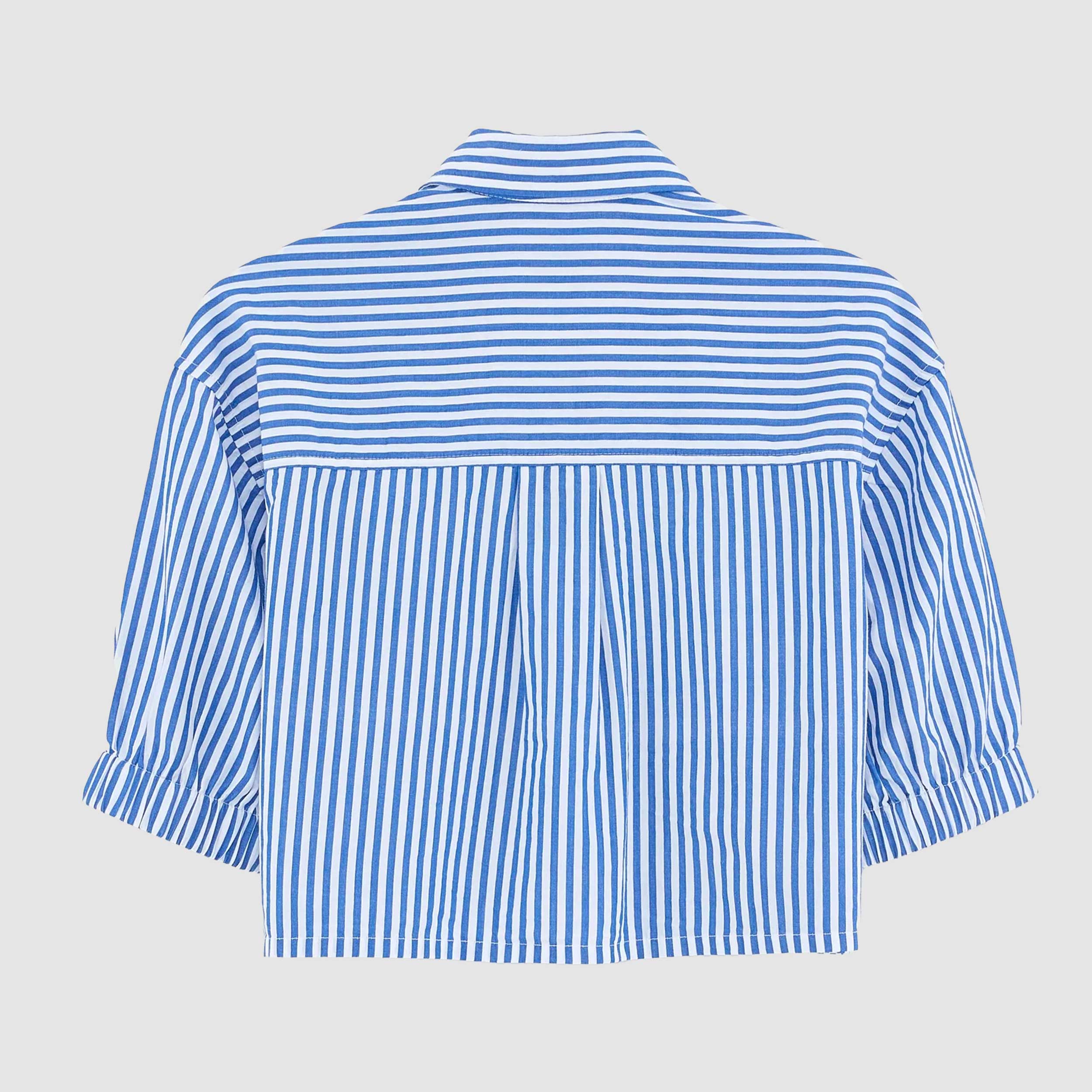 Camicia Bianca e Celeste Firmata BELLEROSE