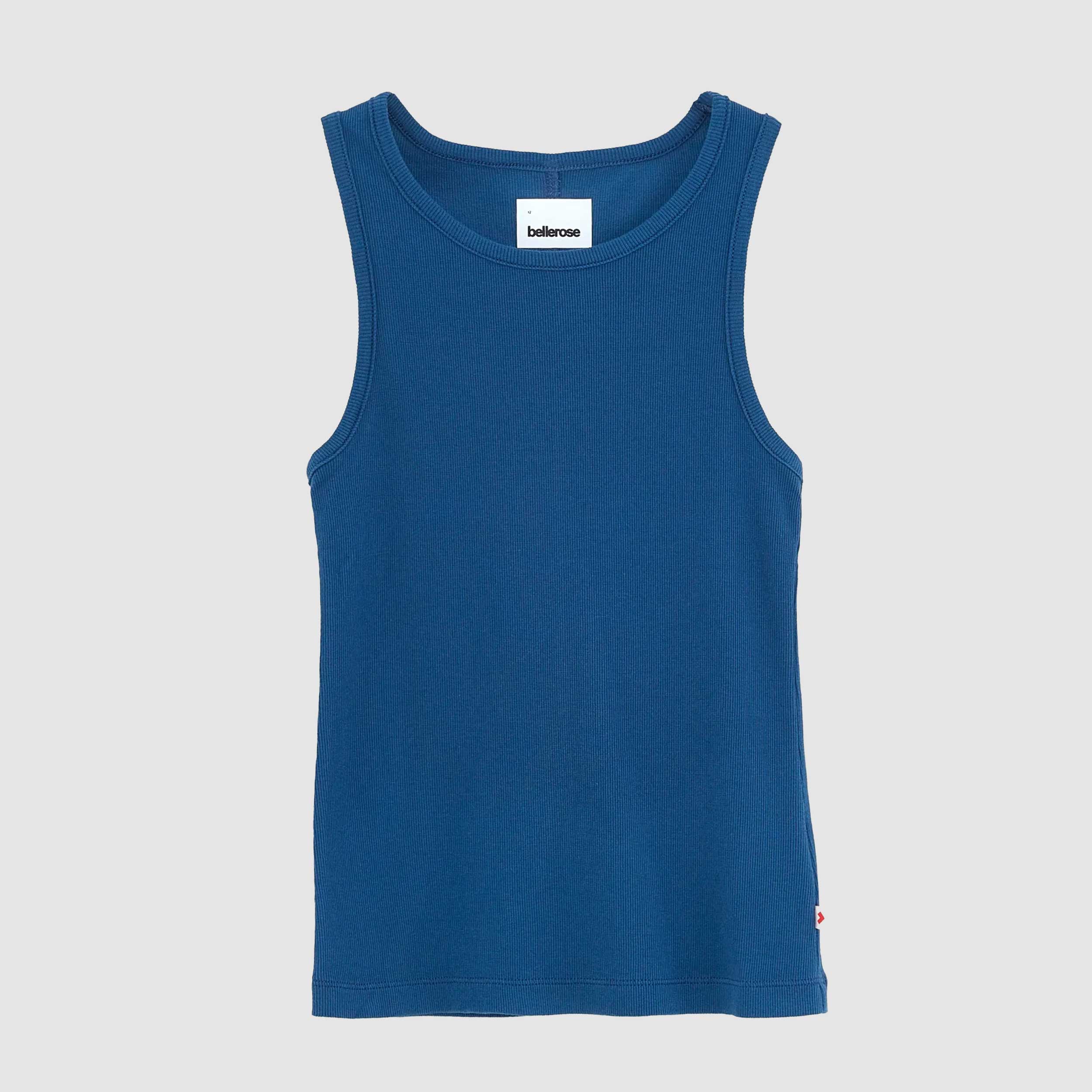 Canottiera Indaco con Spallina Firmata BELLEROSE