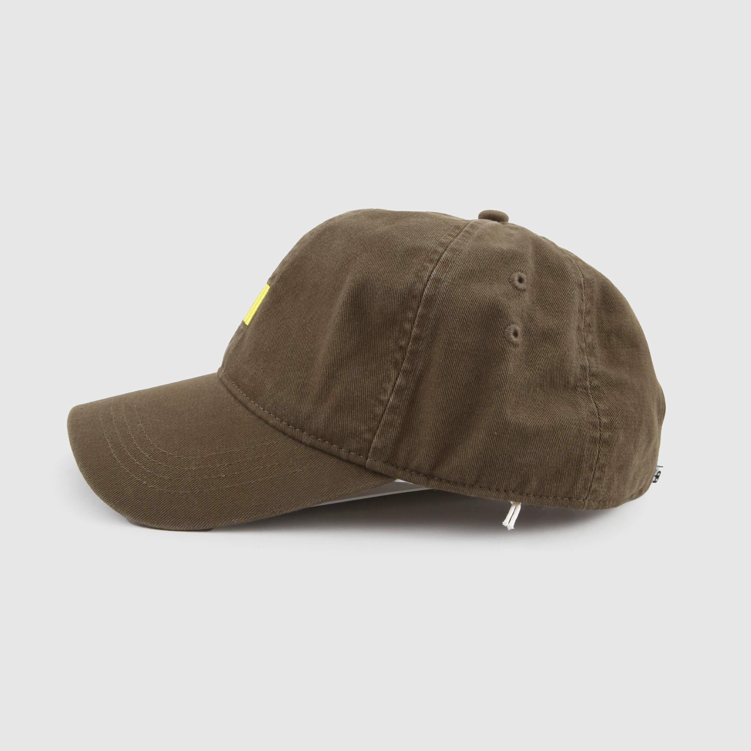 Dacor Khaki Hat with Yellow Logo by BELLEROSE