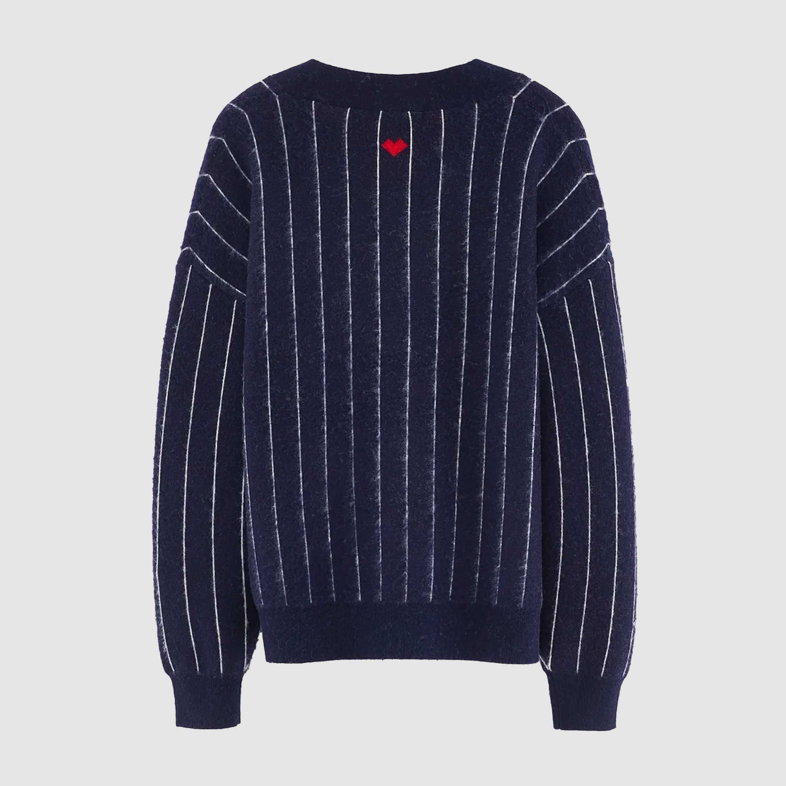 Striped V-Neck Cardigan for Girl by BELLEROSE