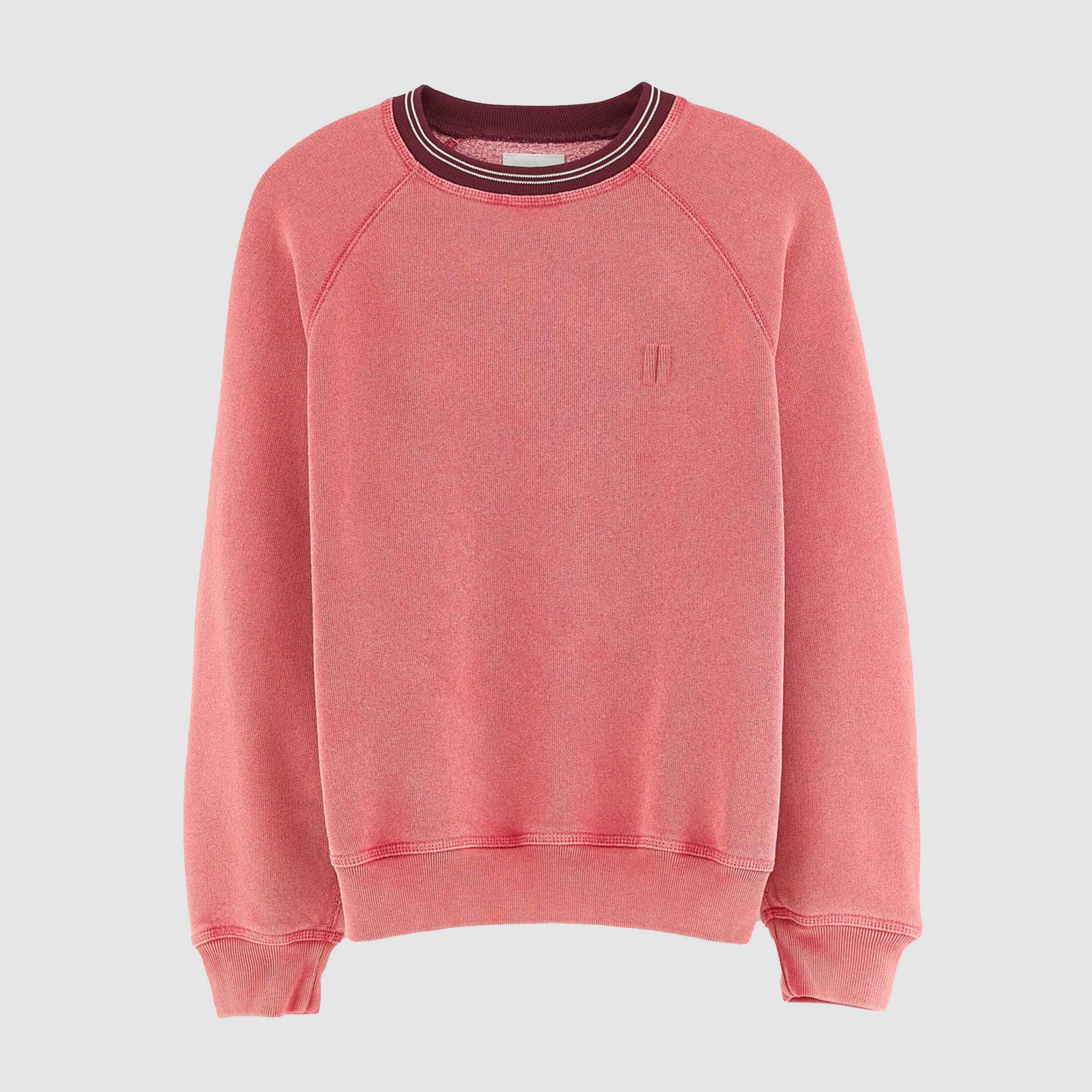 Felpa Bordeaux e Rosso Mélange per Ragazzi by BELLEROSE