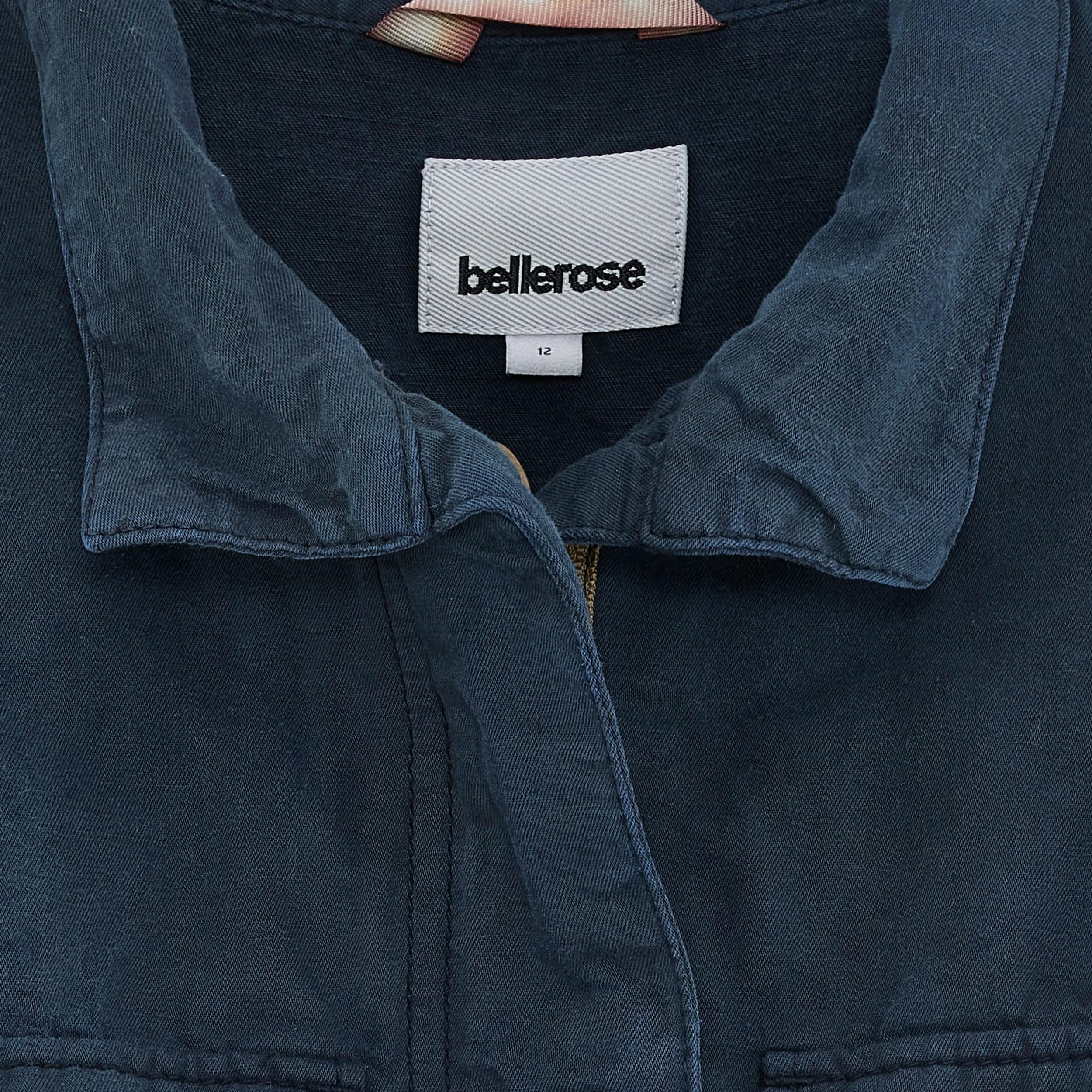 Giacca Corta Oversize Blu Firmata BELLEROSE