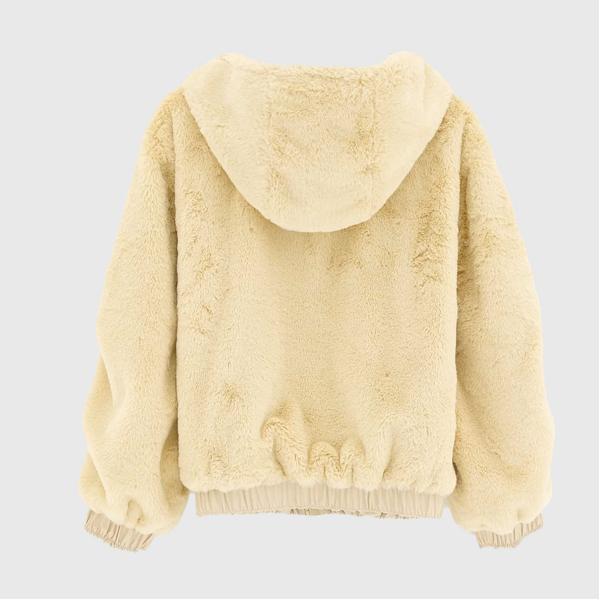 Giubbino Reversibile Beige in Pelliccia per Ragazza by BELLEROSE