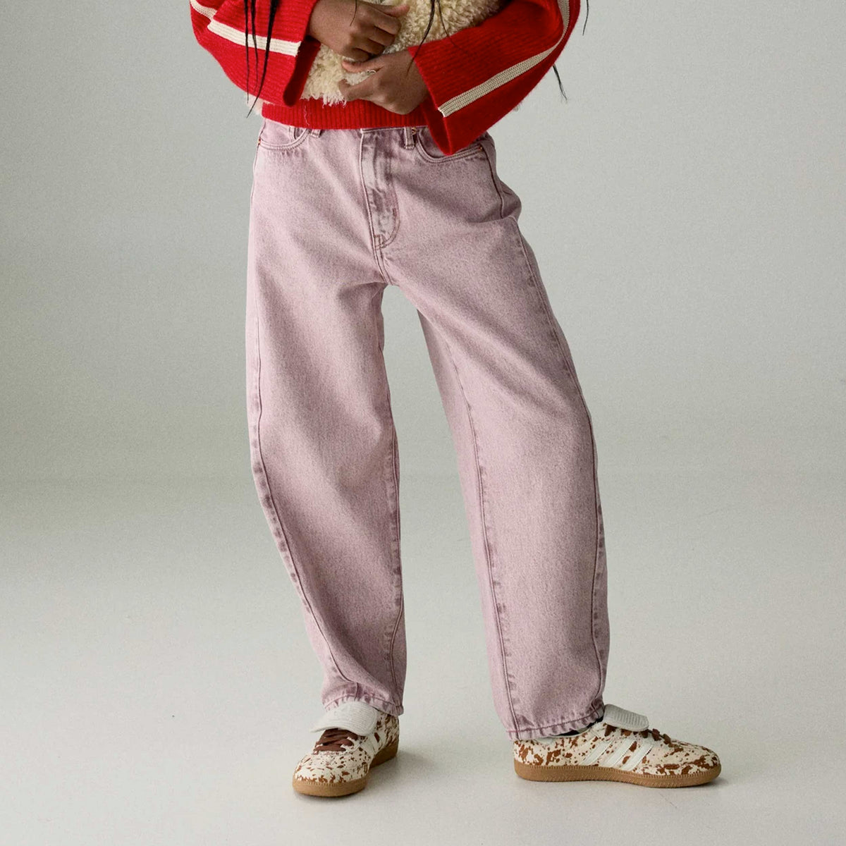Pink Jeans Egg Pattern for Girl by BELLEROSE