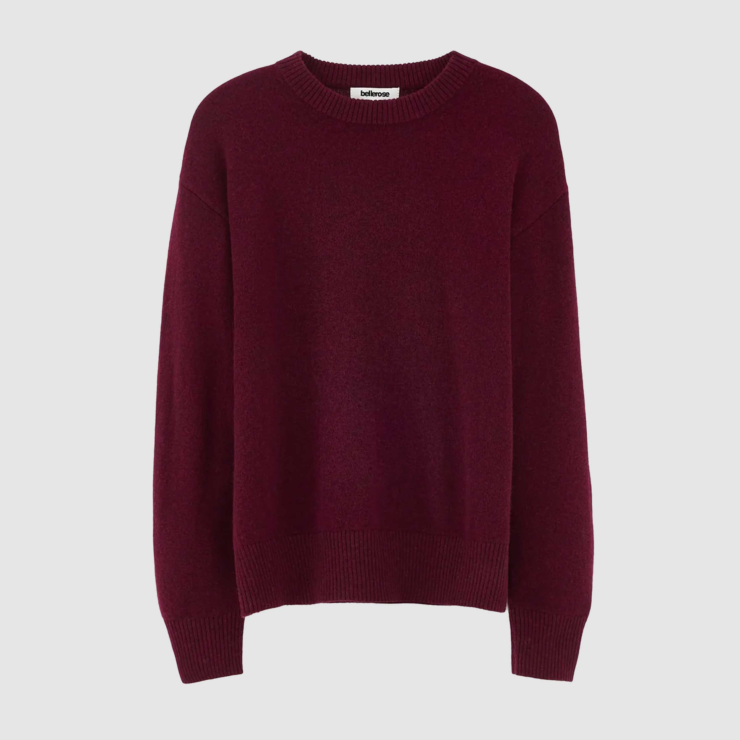 Maglioncino Bordeaux Girocollo per Ragazzi by BELLEROSE