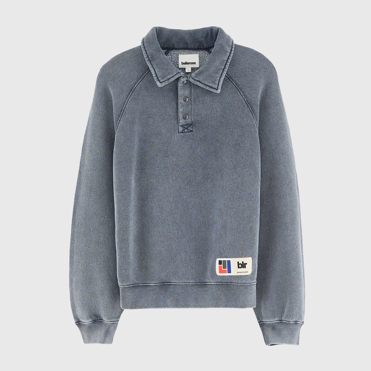 Felpa Blu e Nero Felder Modello Polo per Ragazzi BELLEROSE