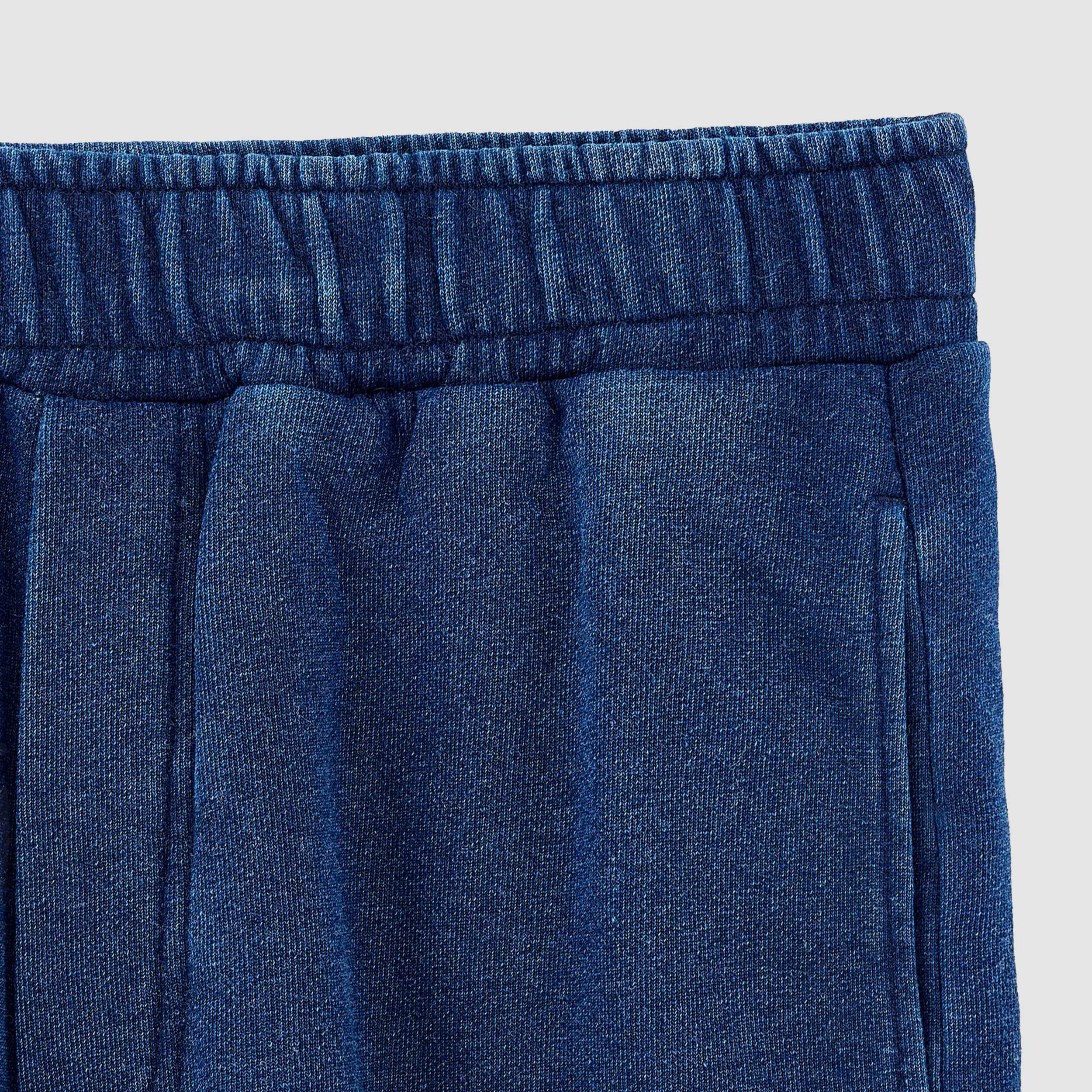 Bermuda in Felpa Blu con Logo Firmato BELLEROSE