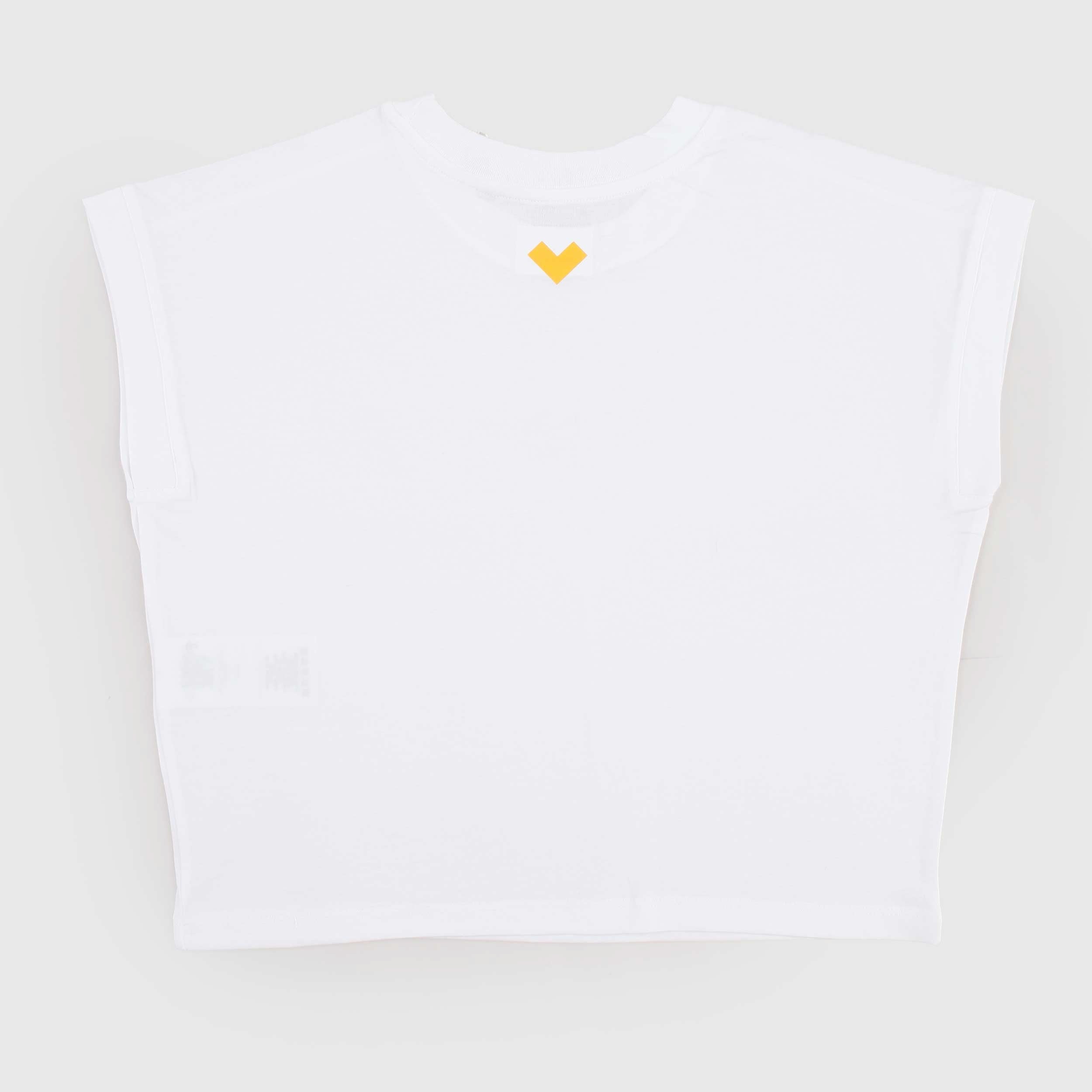 T-shirt Bianca Modello Corto Firmata BELLEROSE