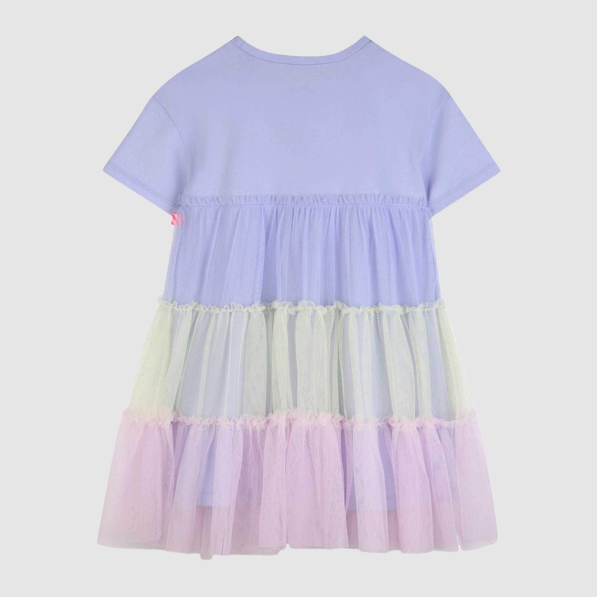 Abito Glicine con Tulle Firmato BILLIEBLUSH