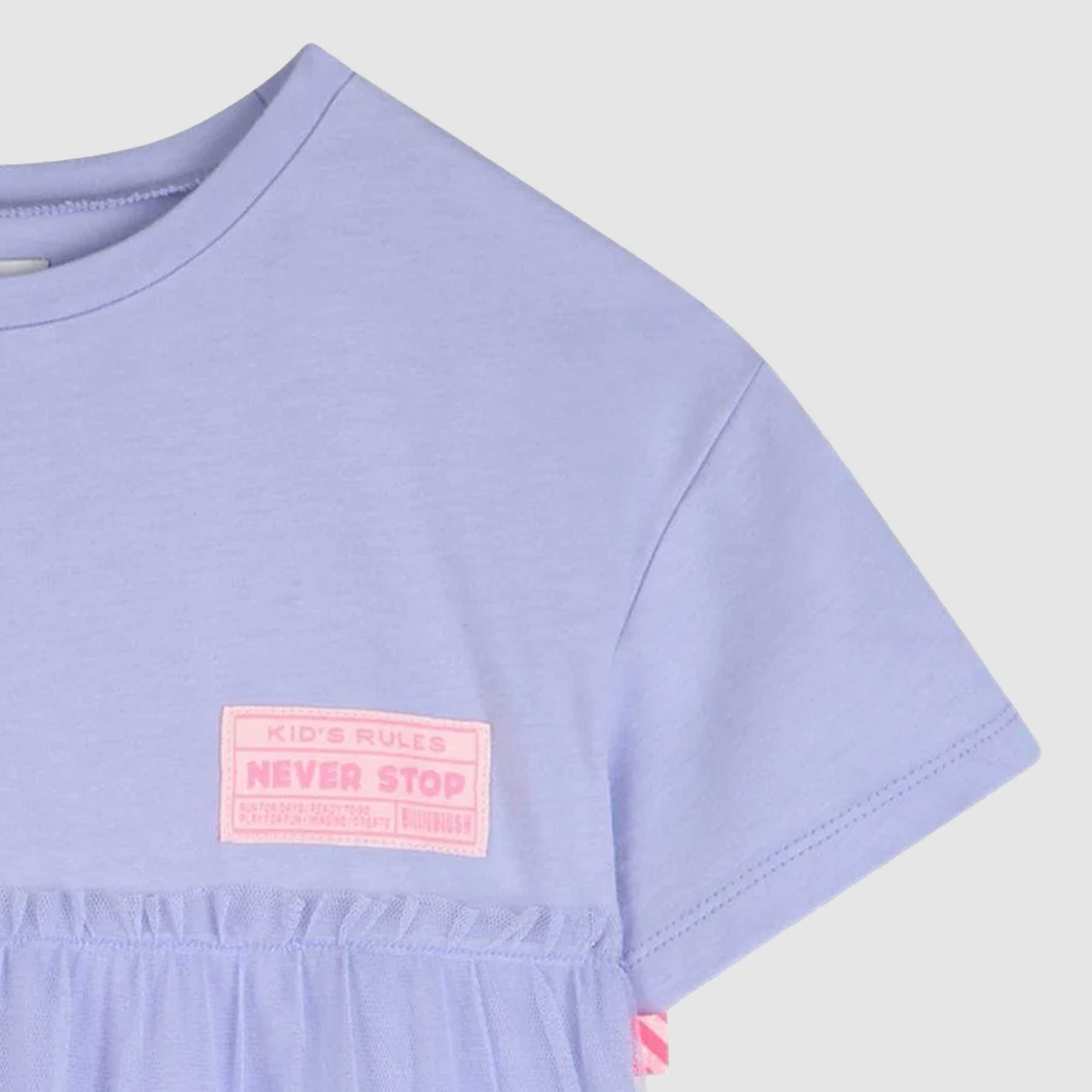 Abito Glicine con Tulle Firmato BILLIEBLUSH