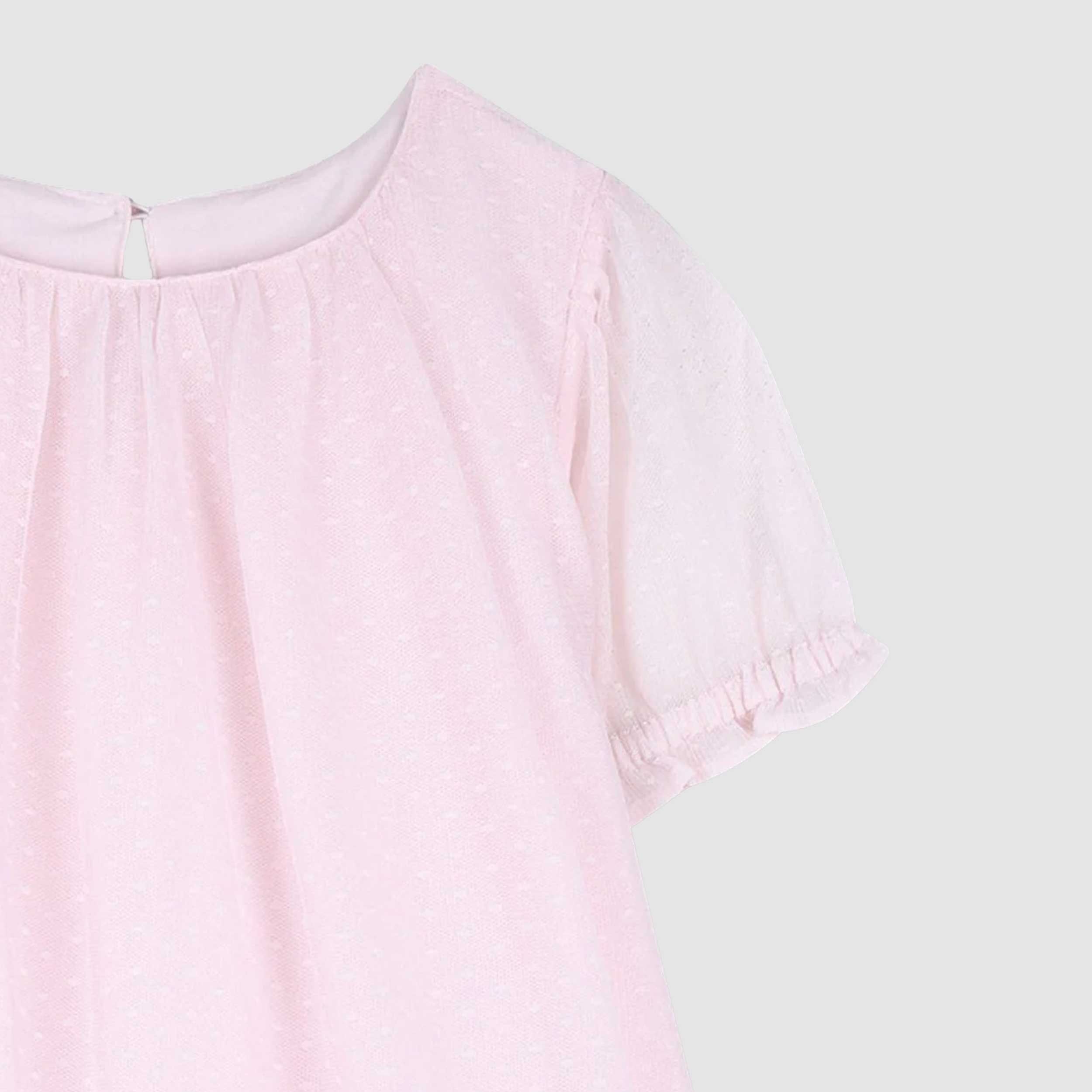 Abito Rosa con Ricami Paillettes Firmato BILLIEBLUSH