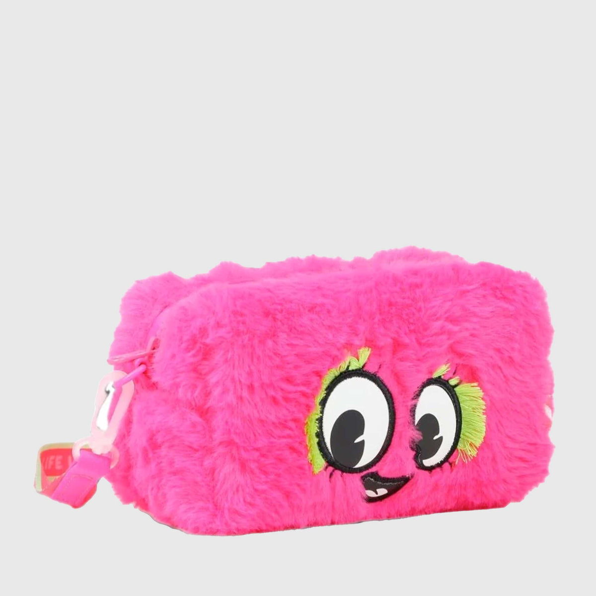 Borsetta Rosa in Pelliccia con Occhi per Bambina BILLIEBLUSH
