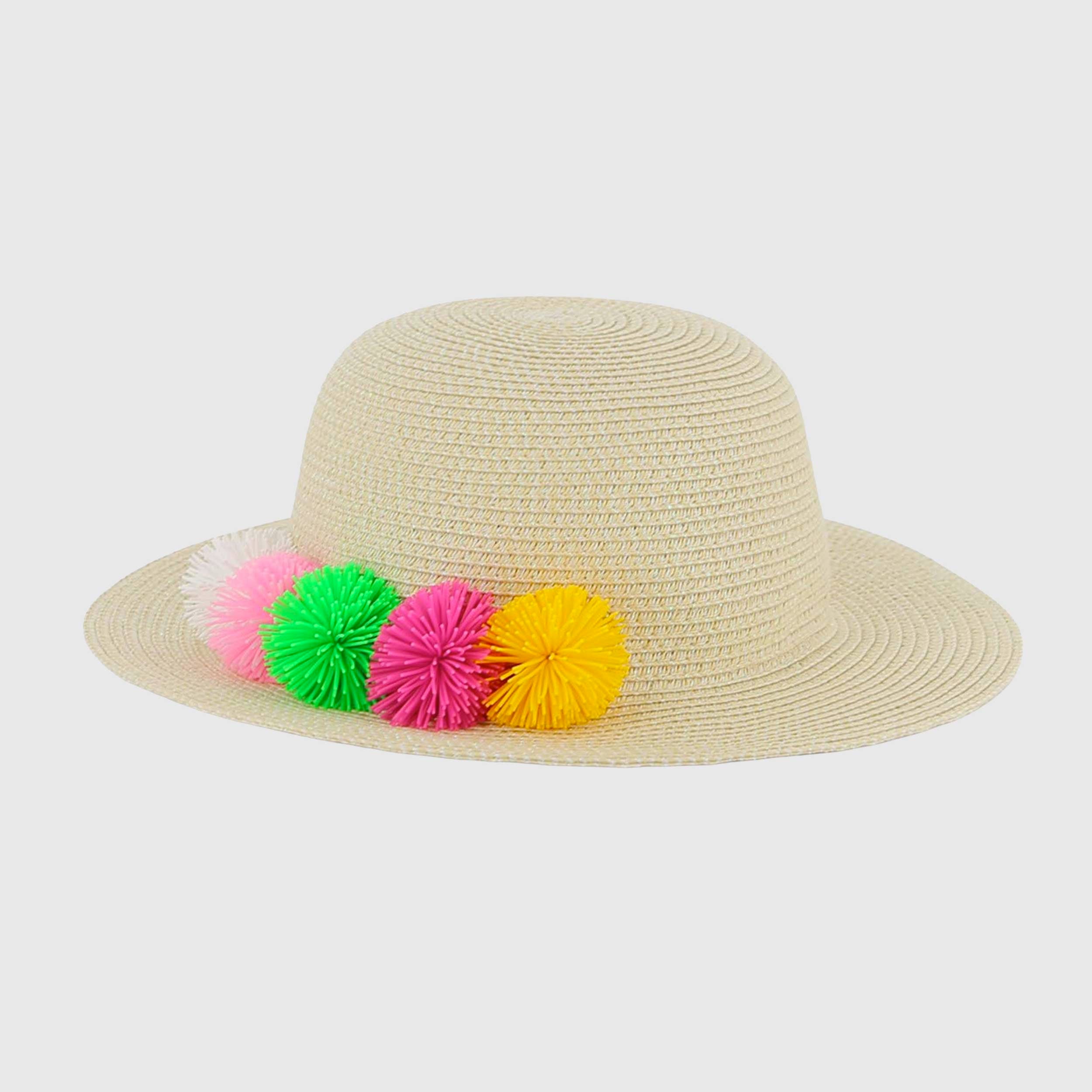 Cappello Beige in Ecru con Pompon Firmato BILLIEBLUSH