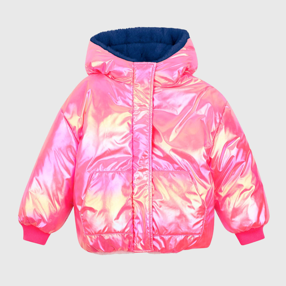 Giubbotto Reversibile Rosa e Blu per Bambina BILLIEBLUSH