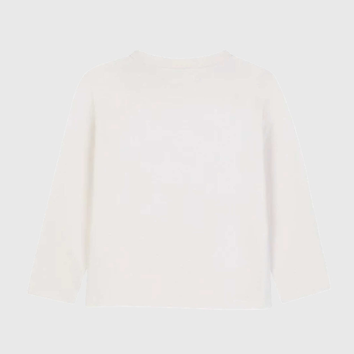 T-shirt White Long Sleeve with Sequins Print for Girl BILLIEBLUSH