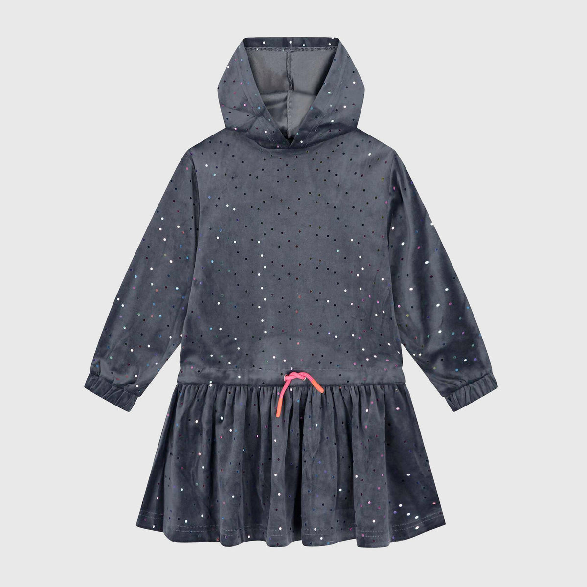 Abito Grigio a Pois Luminosi per Bambina BILLIEBLUSH