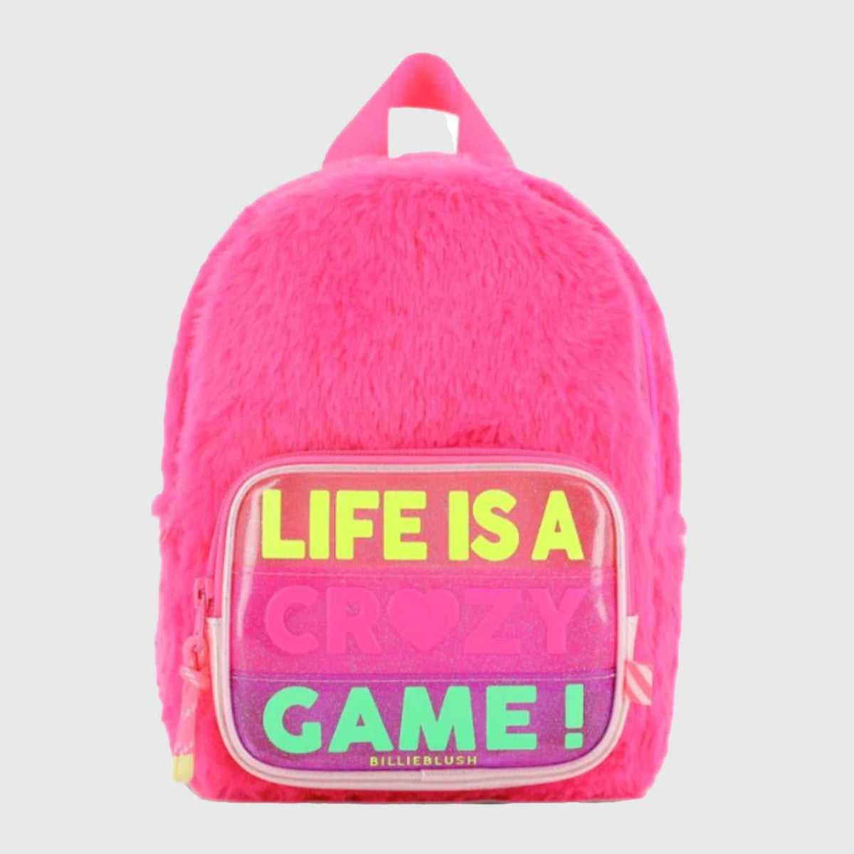 Zaino Fucsia con Pelliccia Sintetica per Bambina BILLIEBLUSH