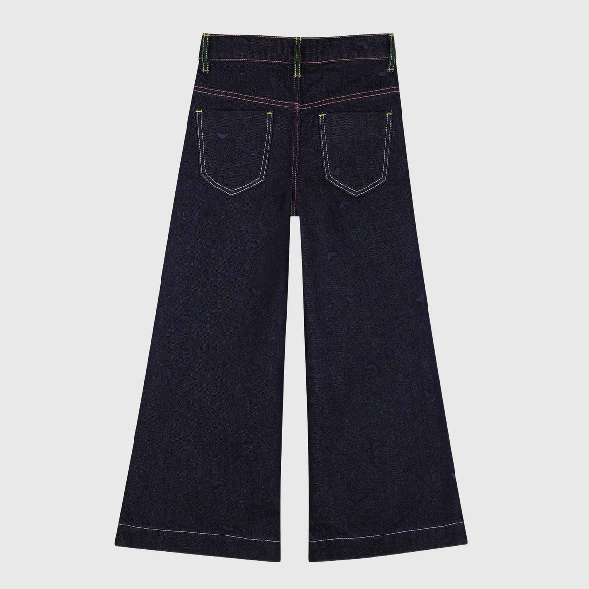 Jeans Denim Blu Scuro con Ricami per Ragazza BILLIEBLUSH