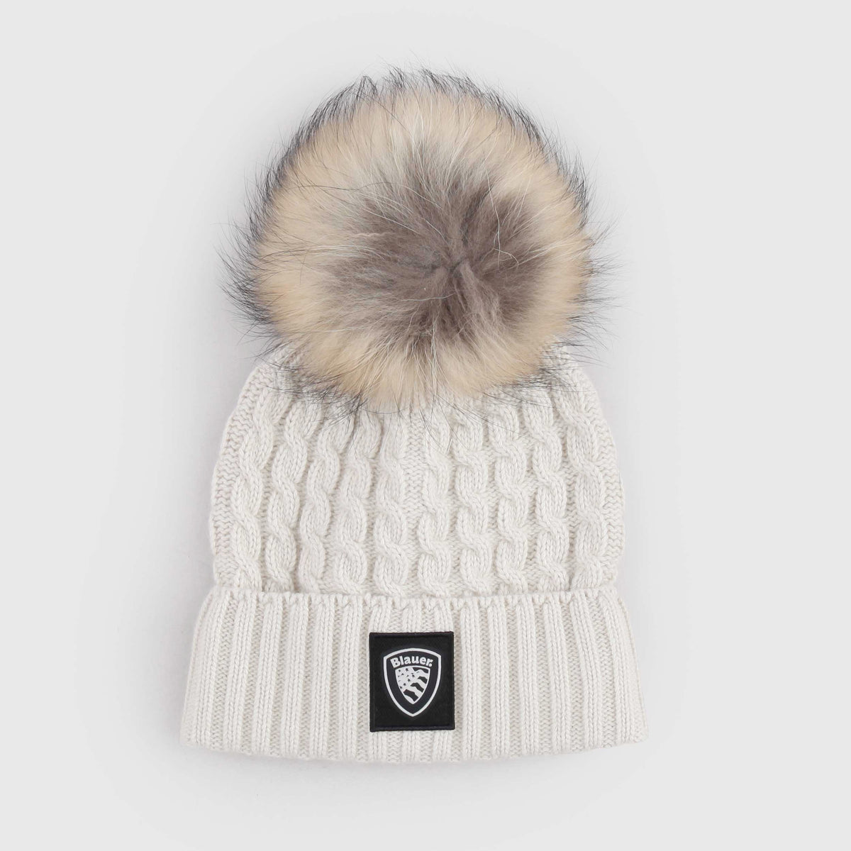Braided Beige Cap for Women by BLAUER