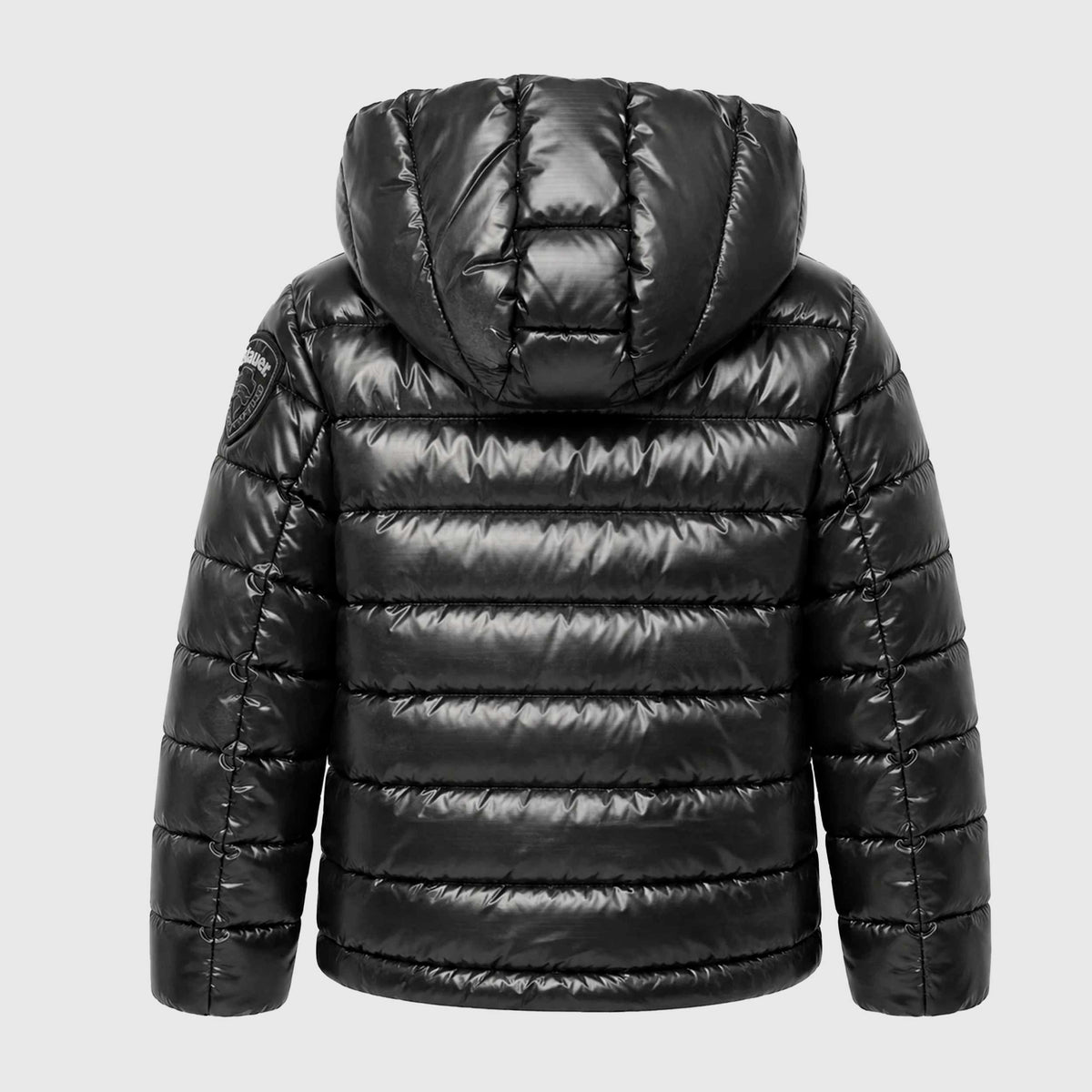Carol Black Down Jacket for Girls Signed BLAUER
