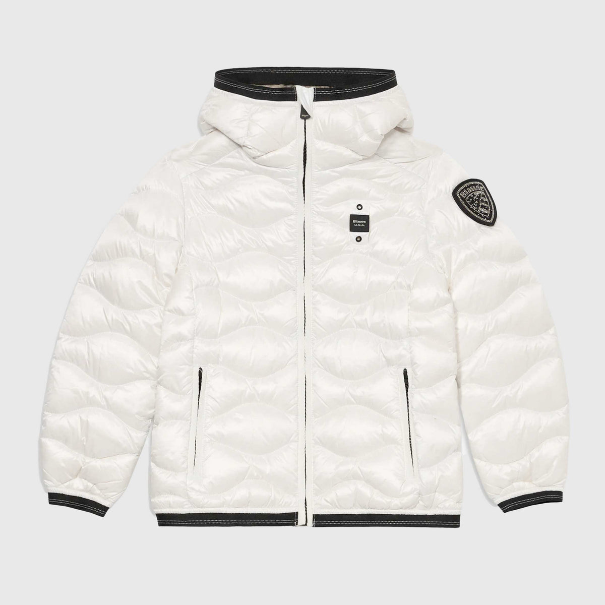 Piumino Bianco Lowell per Ragazza by BLAUER