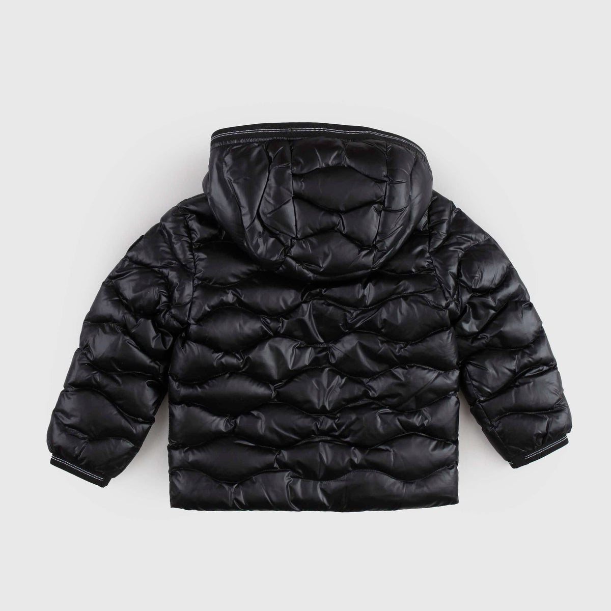 Piumino Trapuntato Nero con Tasche per Neonati BLAUER