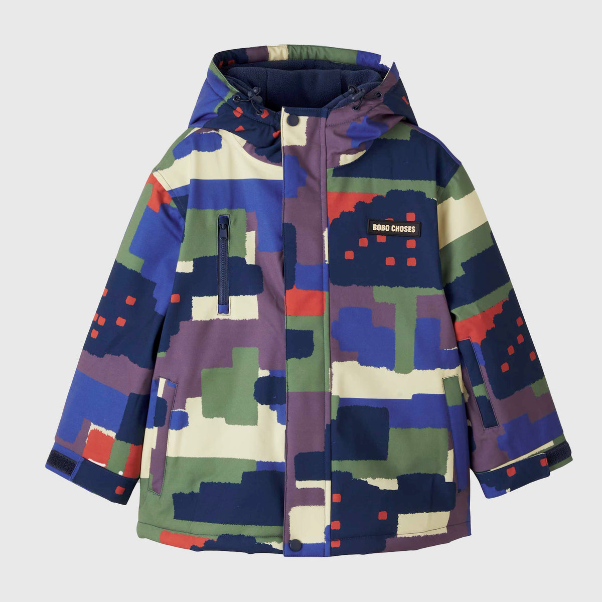 Color Block Abstract Print Jacket for Baby BOBO CHOSES