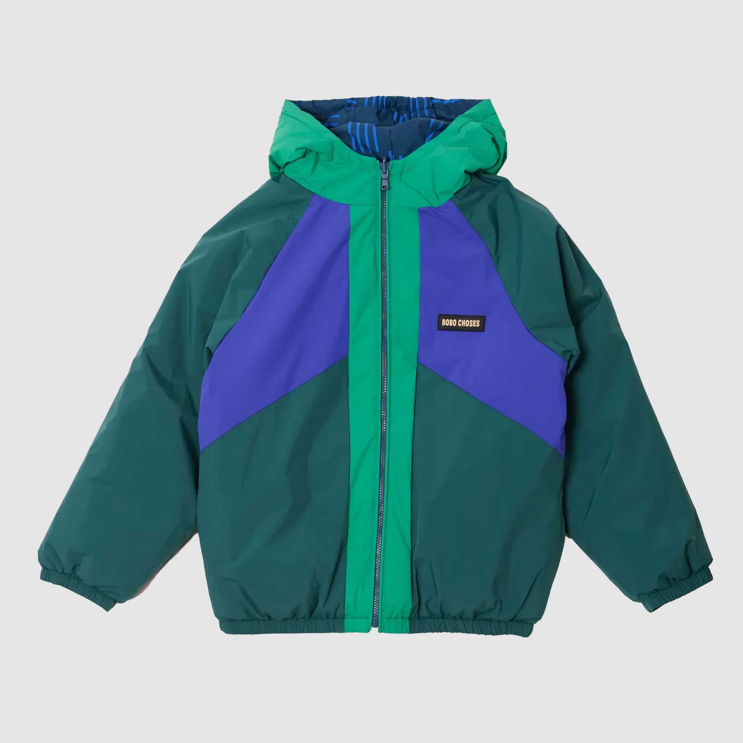 Green and Blue Jacket for Baby by BELLEROSE