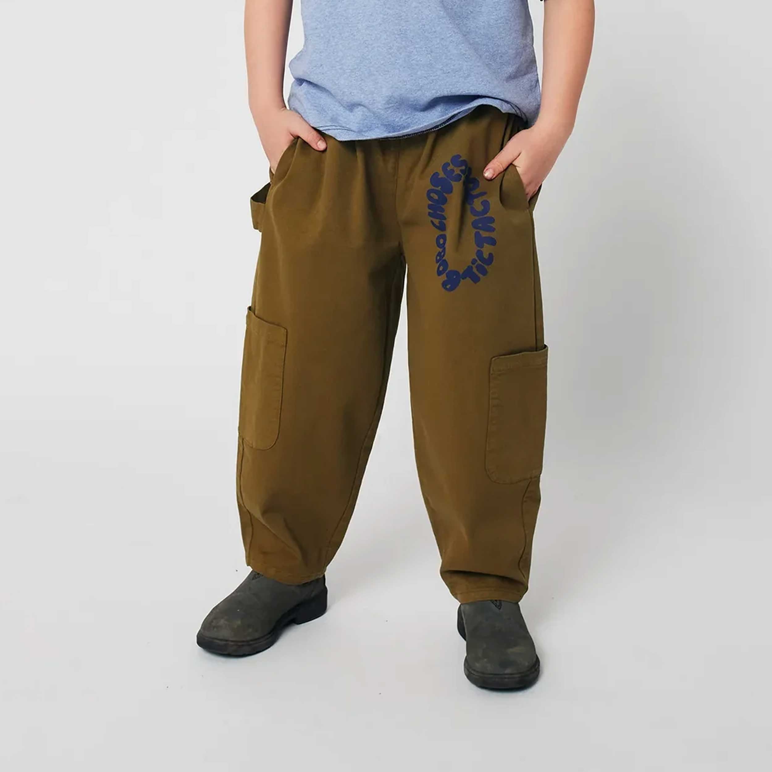 Pantalone Cargo Khaki Firmato BOBO CHOSES