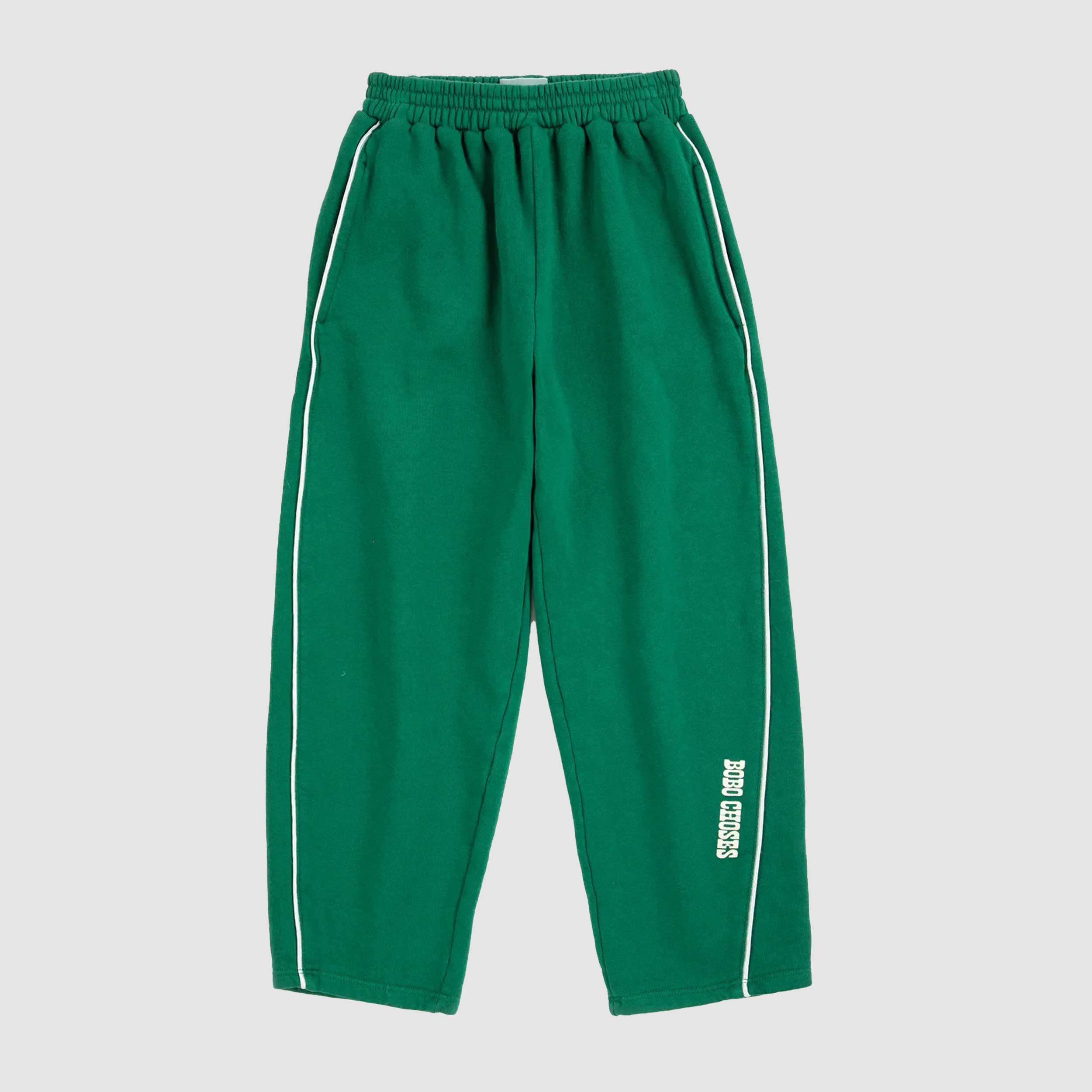 Pantaloni Verdi in Cotone Organico per Bambino by BOBO CHOSES