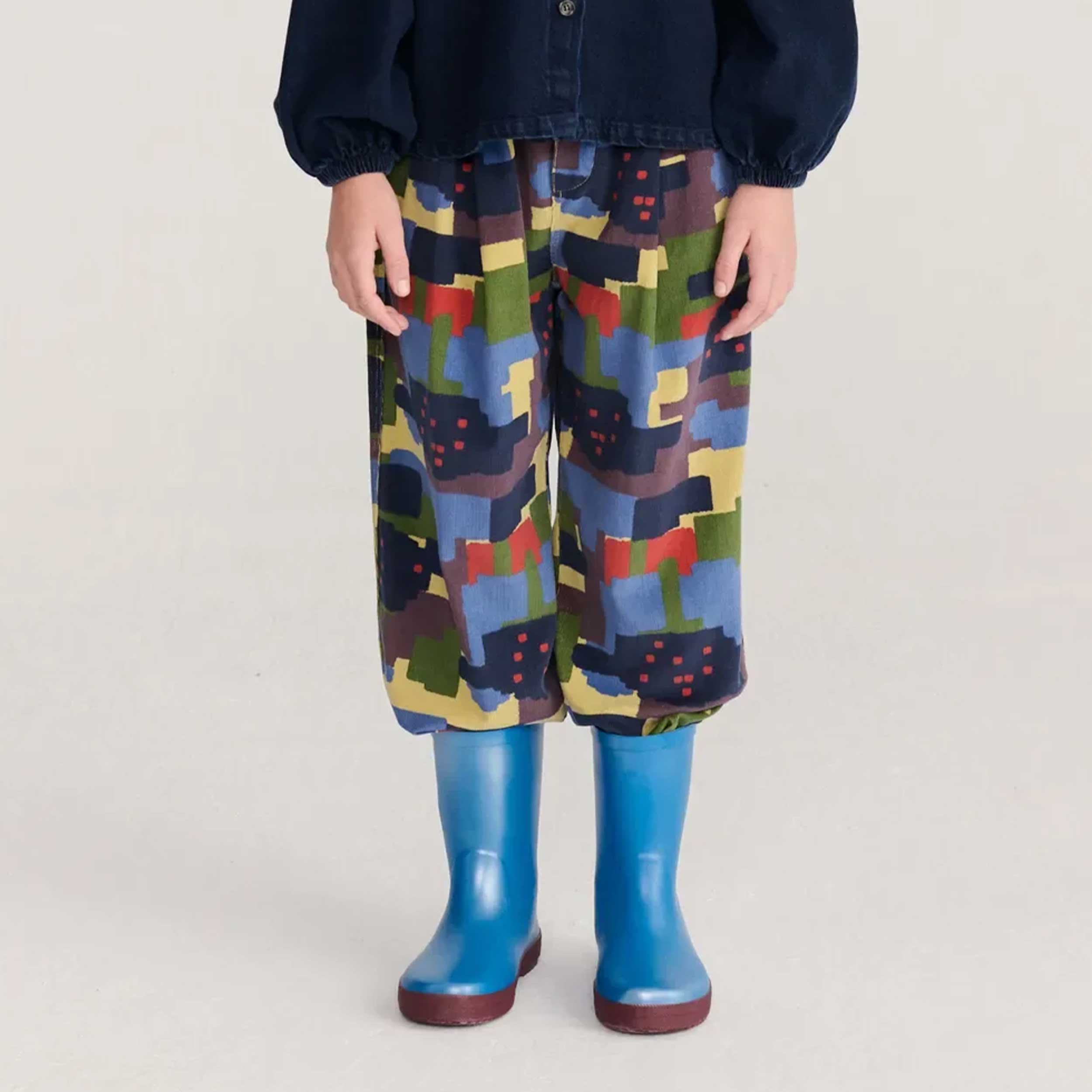 Pantalone Multicolor in Velluto per Bambino by BOBO CHOSES