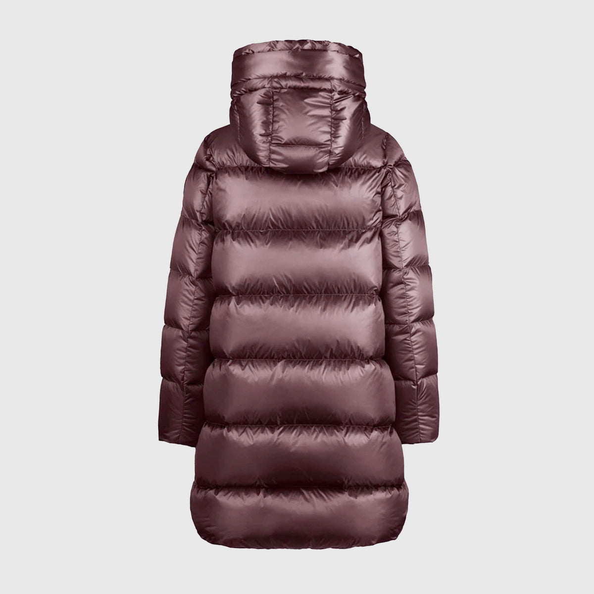 Geneva Purple Nylon Long Down Jacket for BOMBOOGIE Girls