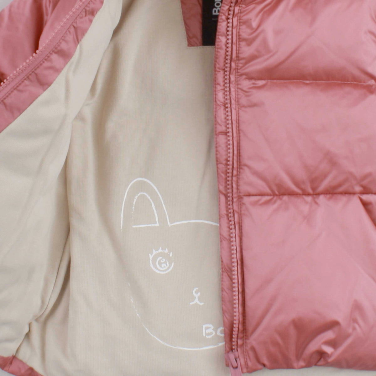 Antique Pink Feather-Filled Duvet for Newborn by BOMBOOGIE