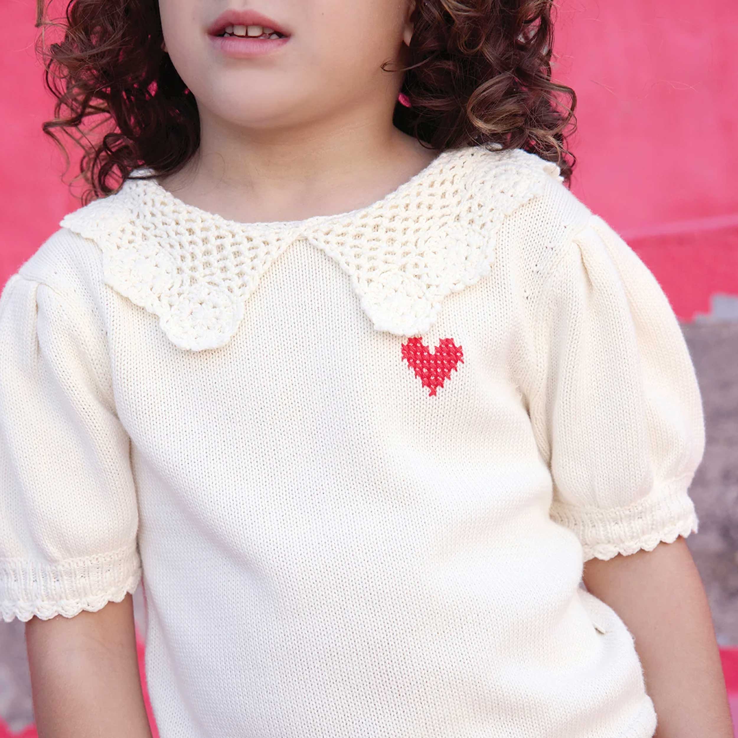 Niko Crochet T-shirt by BONTON