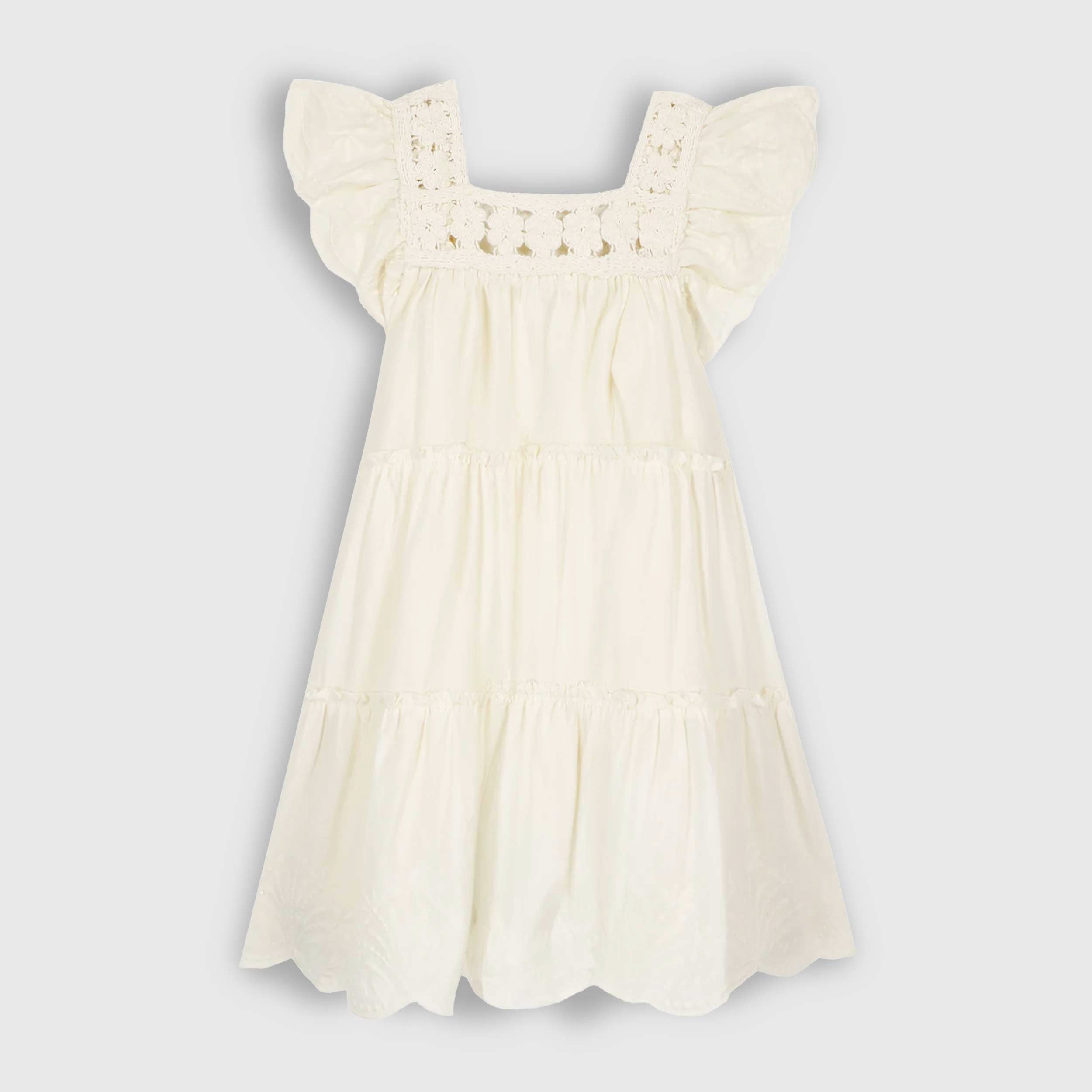 Vestito Nereide Ecru Bianco Firmato BONTON