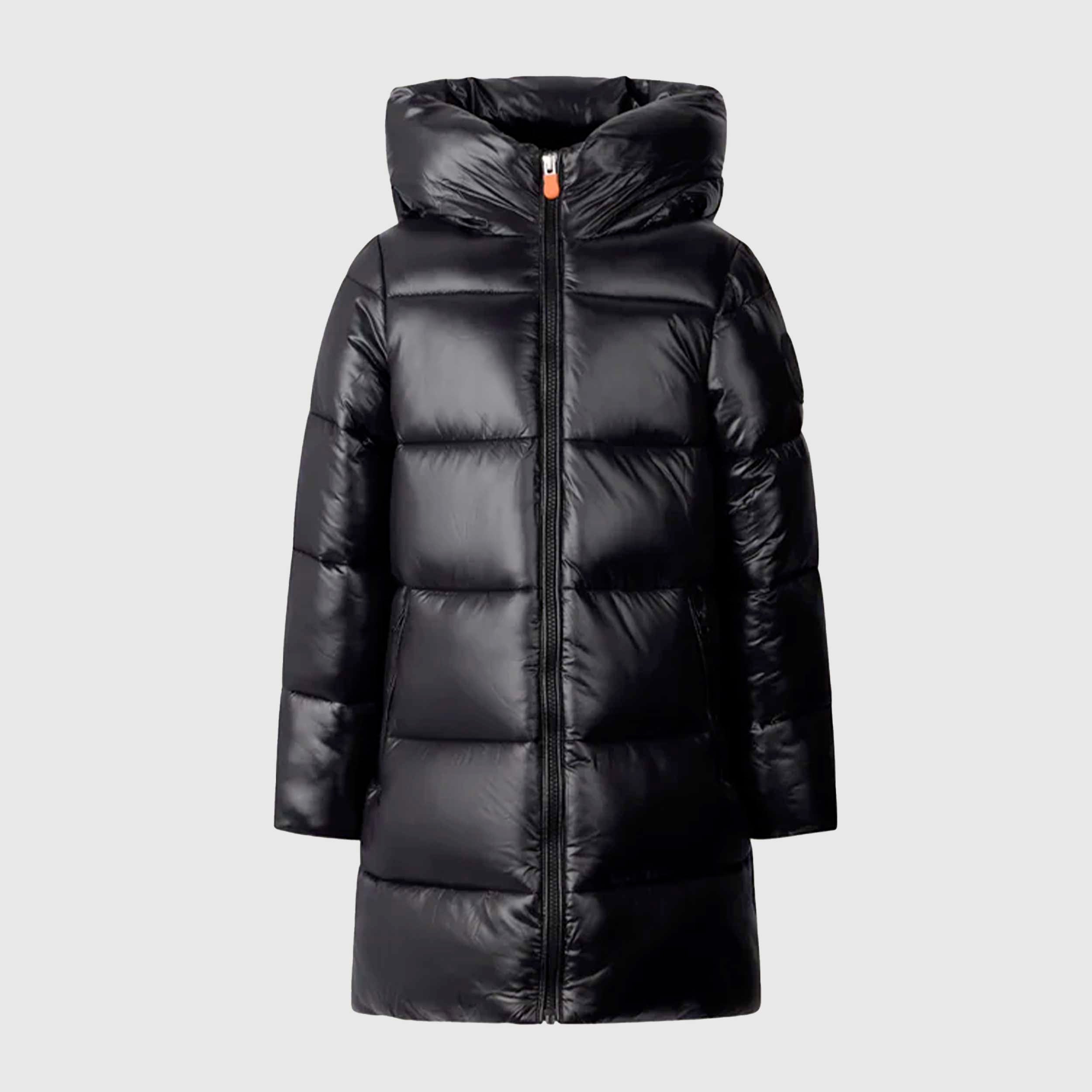 Piumino Nero Lungo Millie Firmato SAVE THE DUCK