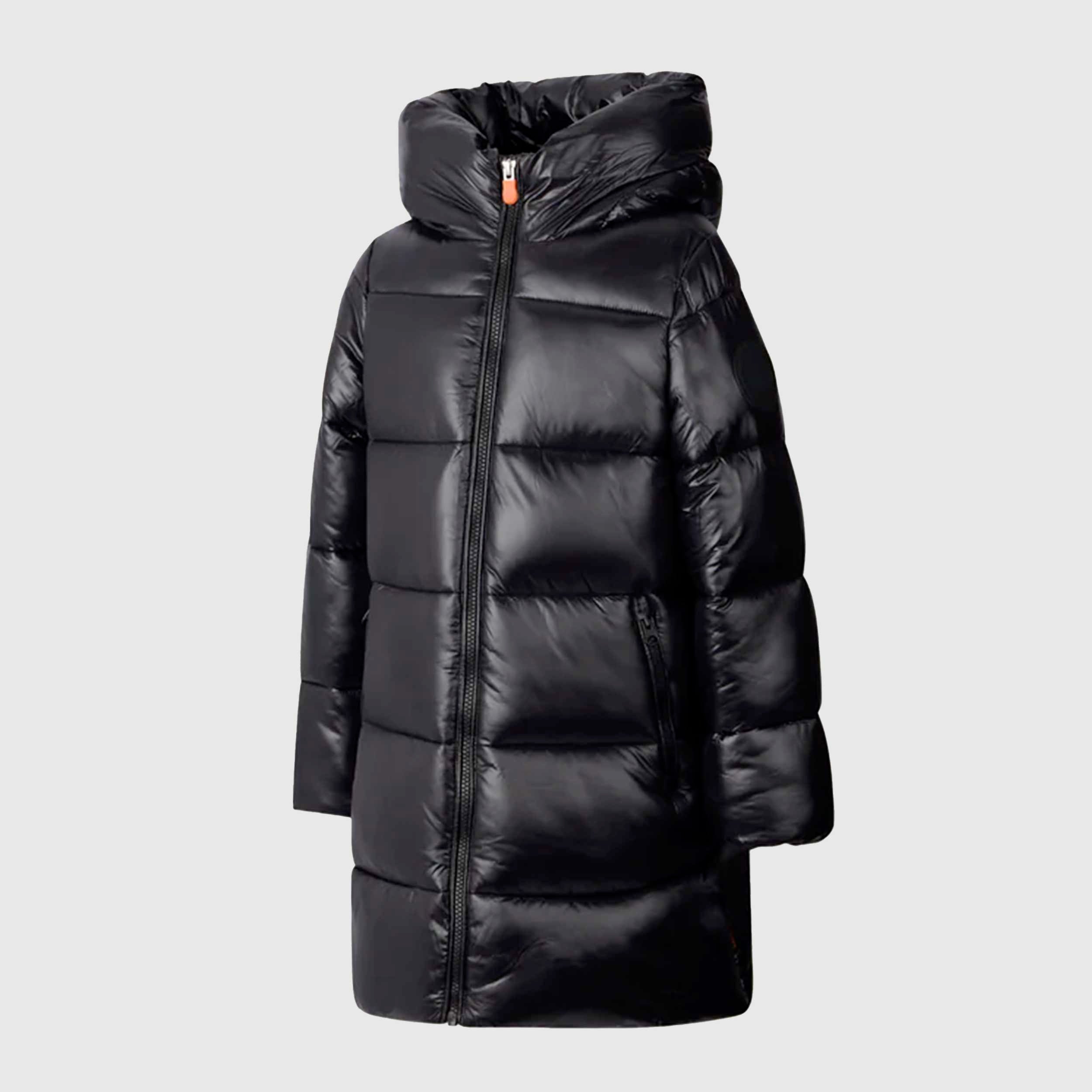 Piumino Nero Lungo Millie Firmato SAVE THE DUCK