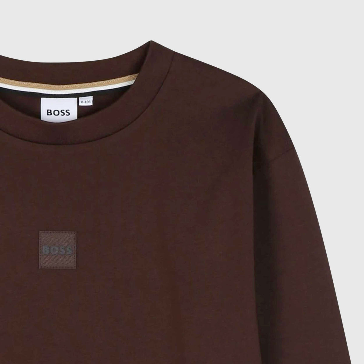 T-shirt Brown with Graphic Print on the Back for Boys BOSS