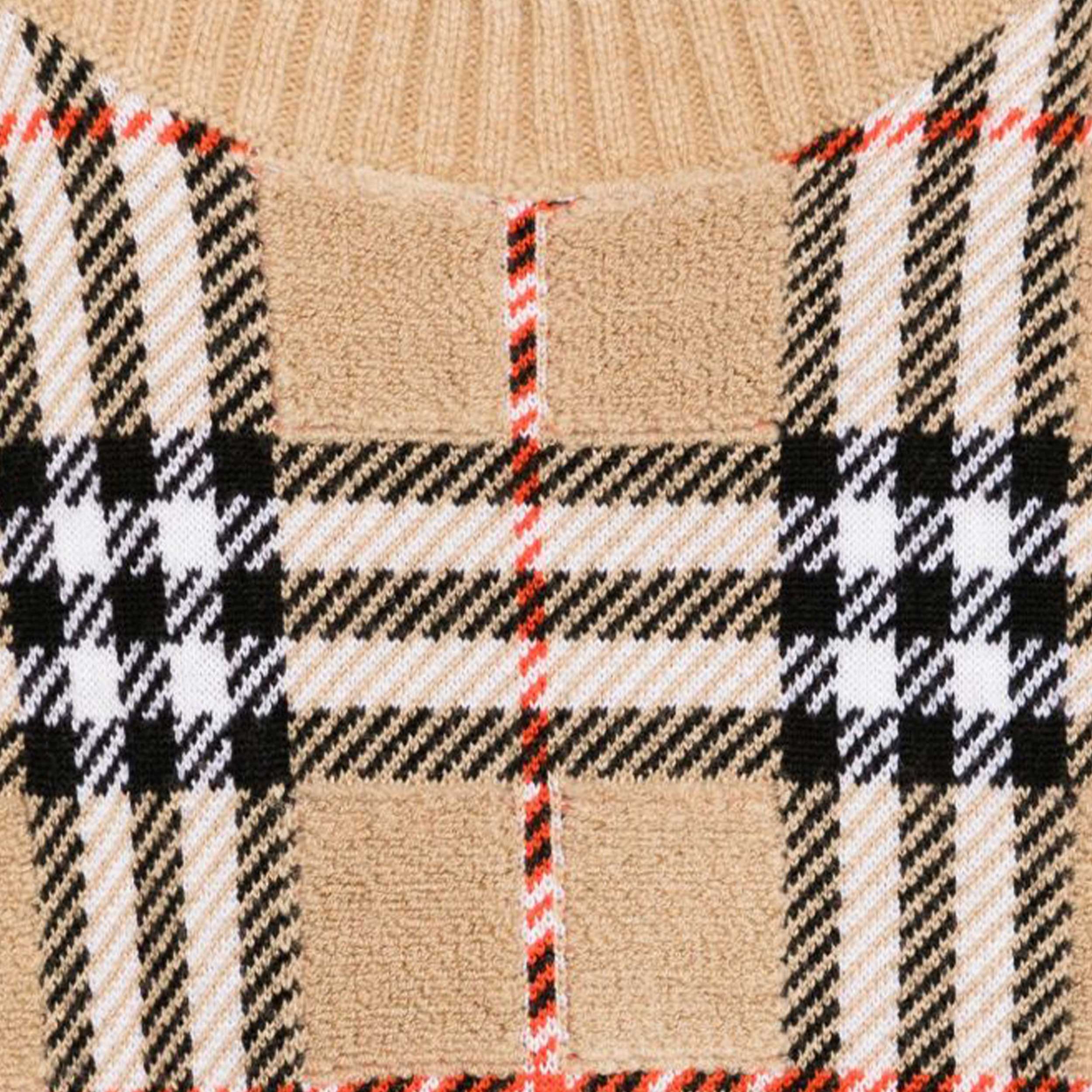 Maglioncino Girocollo Con Stampa Iconica Firmato BURBERRY