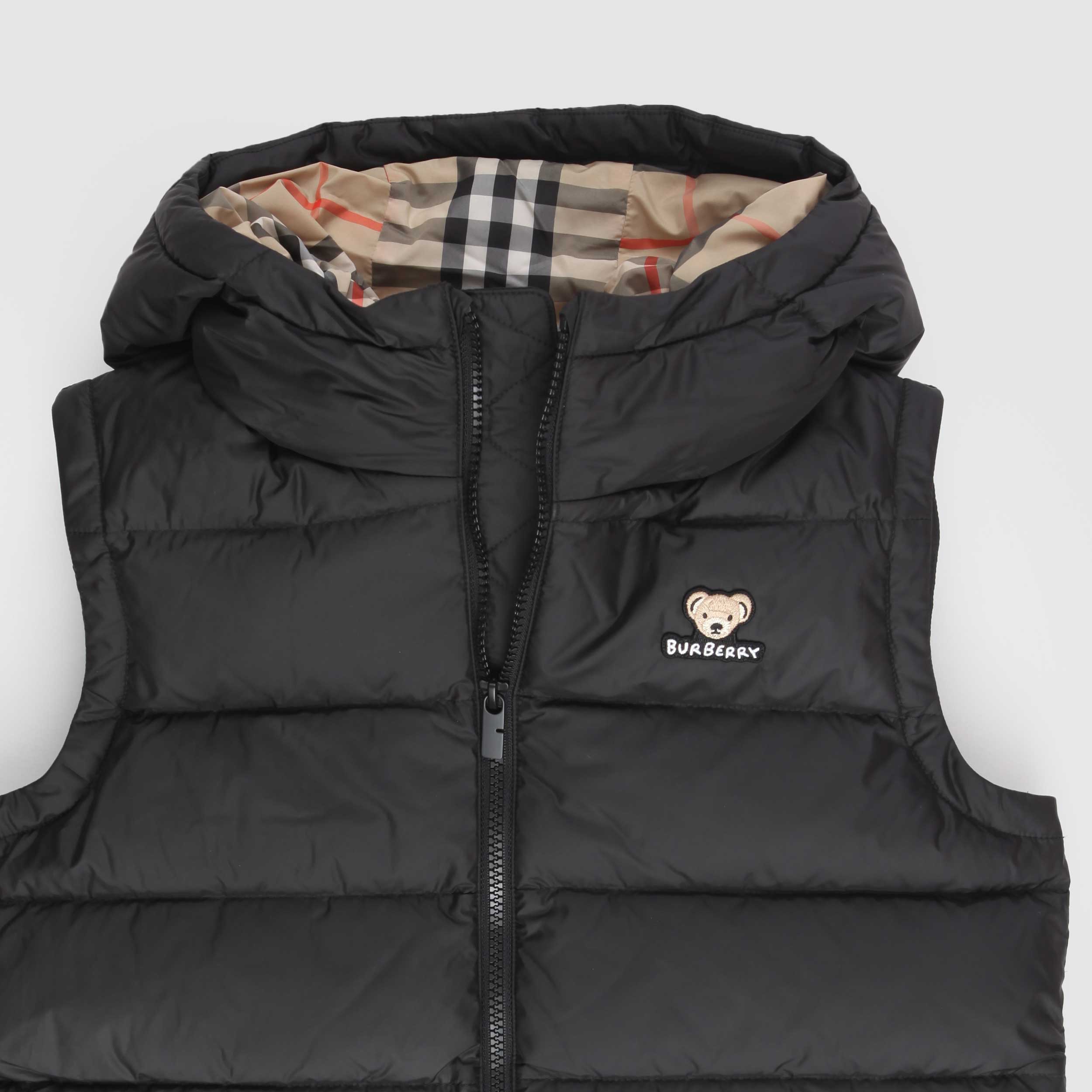 Smanicato Nero Trapuntato Internamente Firmato BURBERRY