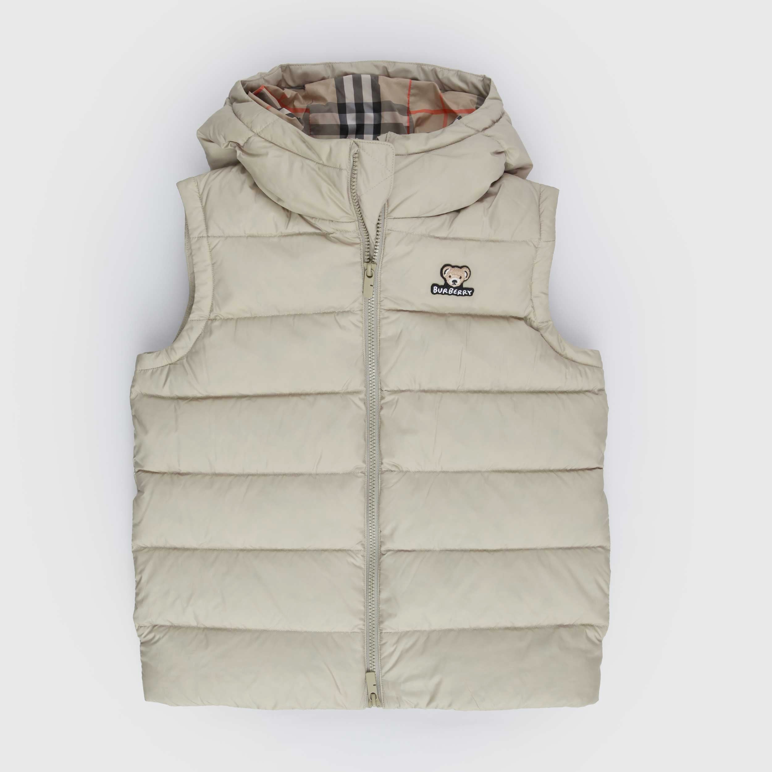 Smanicato Verde Oliva Trapuntato Firmato BURBERRY