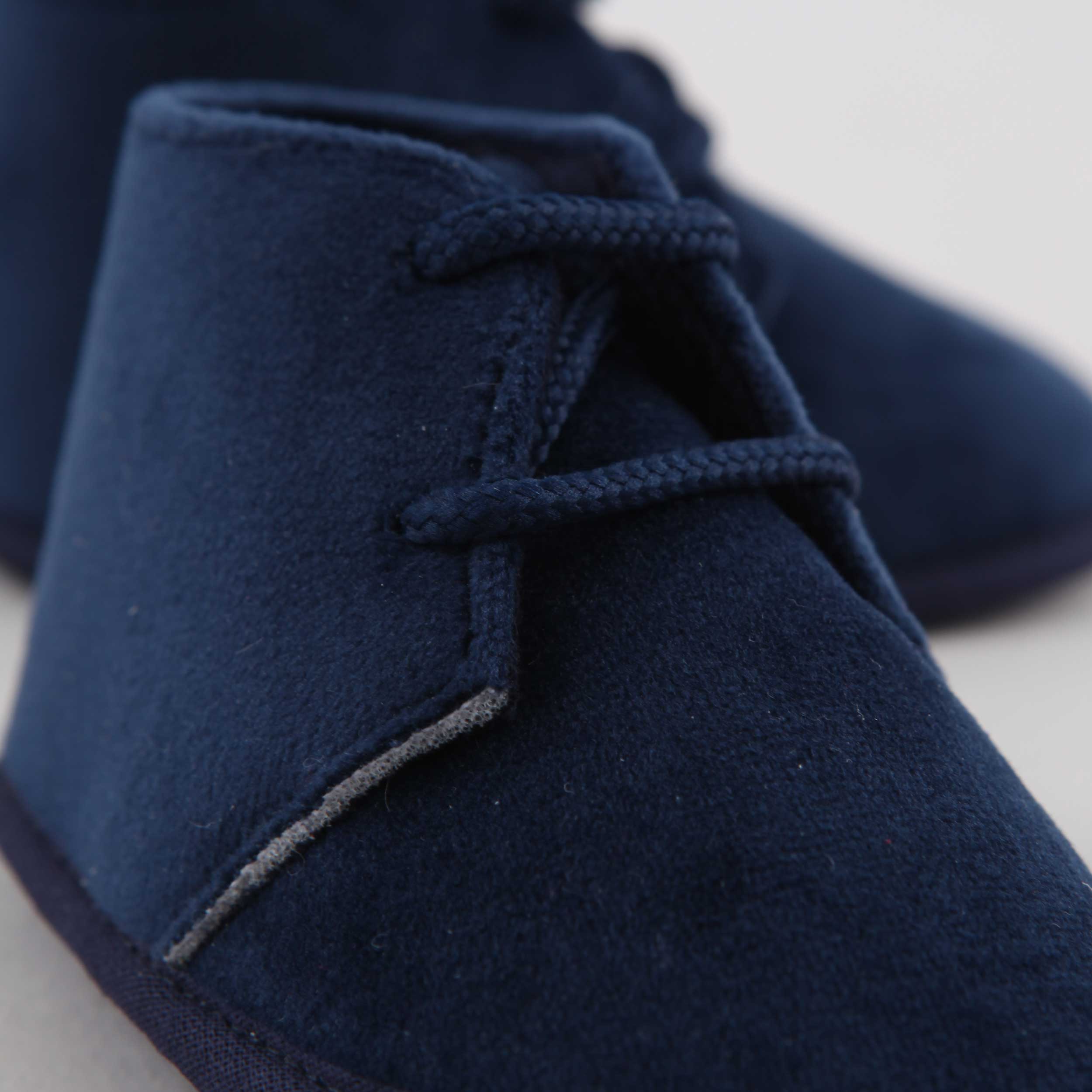 Blue Velvet Boot for Newborn by CAMELI