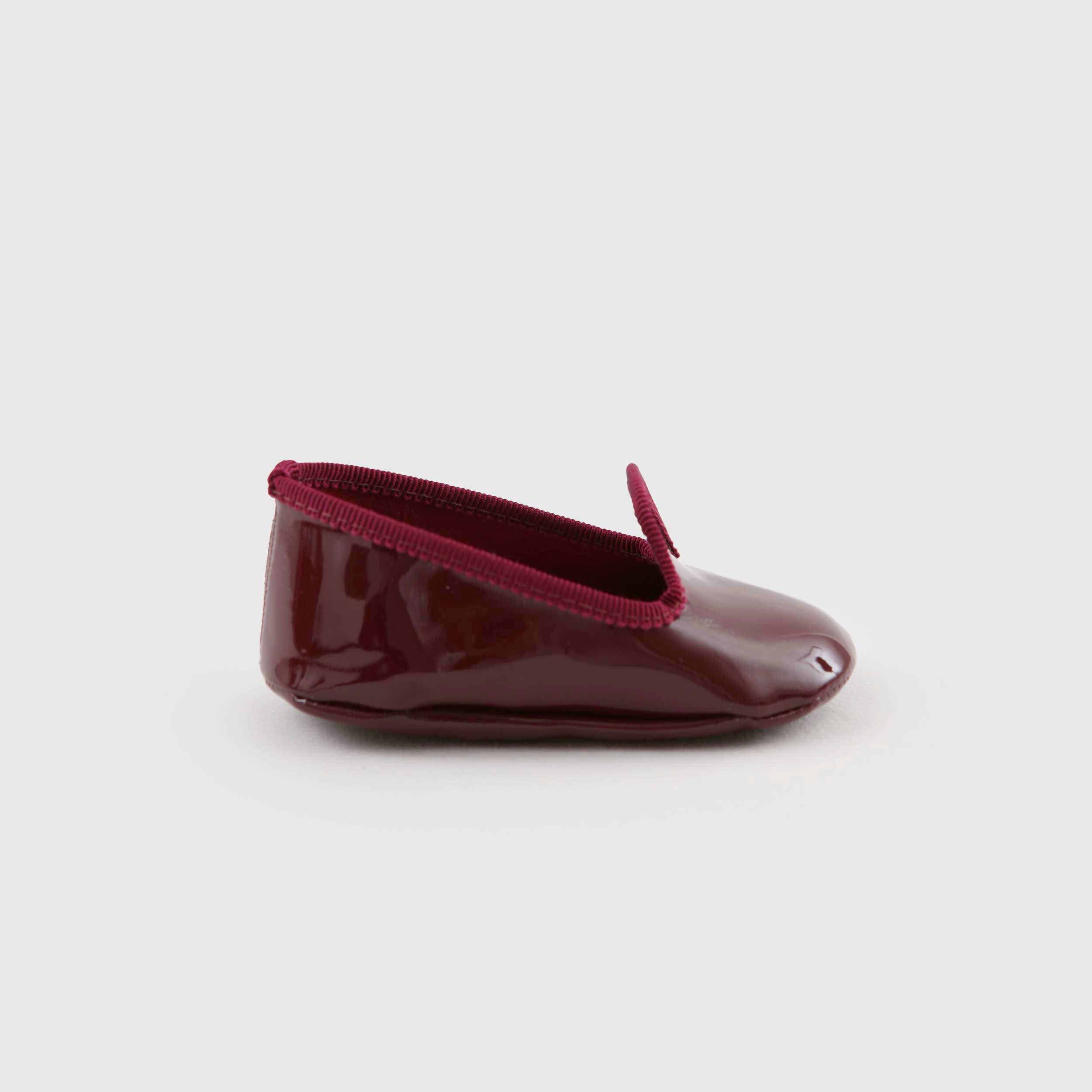 Scarpina Rossa da Culla per Neonata by CAMELI