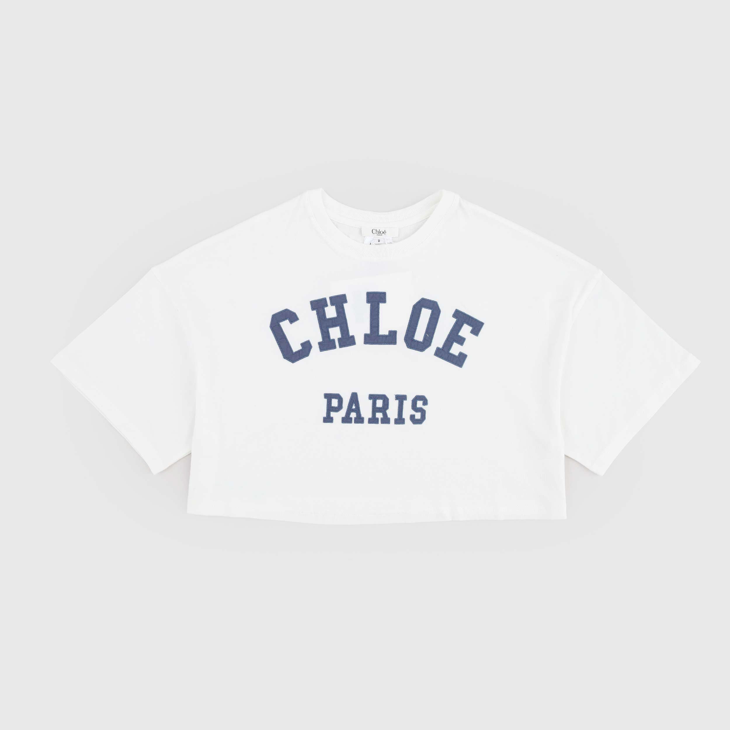 T-shirt Color Latte Firmata CHLOE