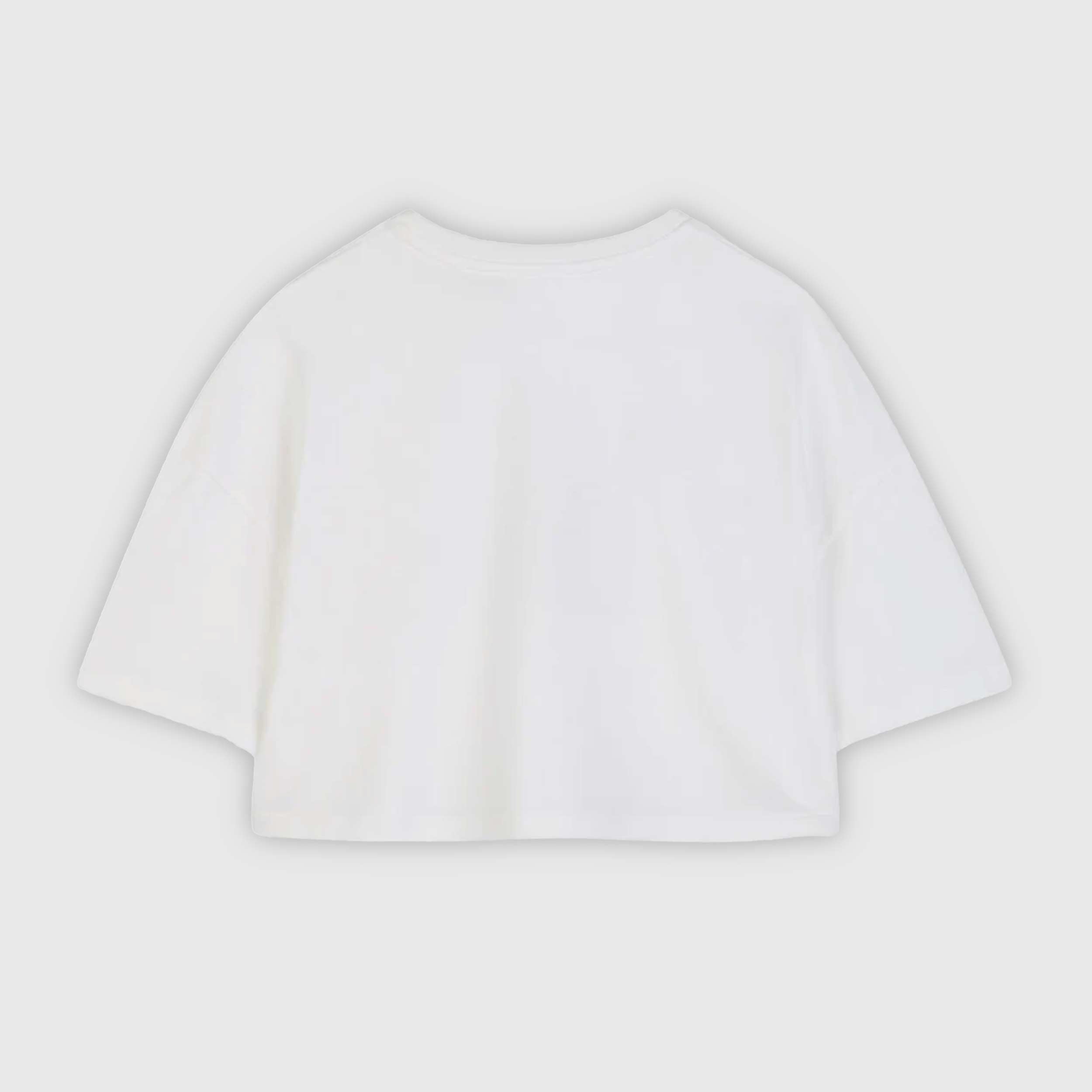 T-shirt Bianca Modello Corto e Largo Firmata CHLOE