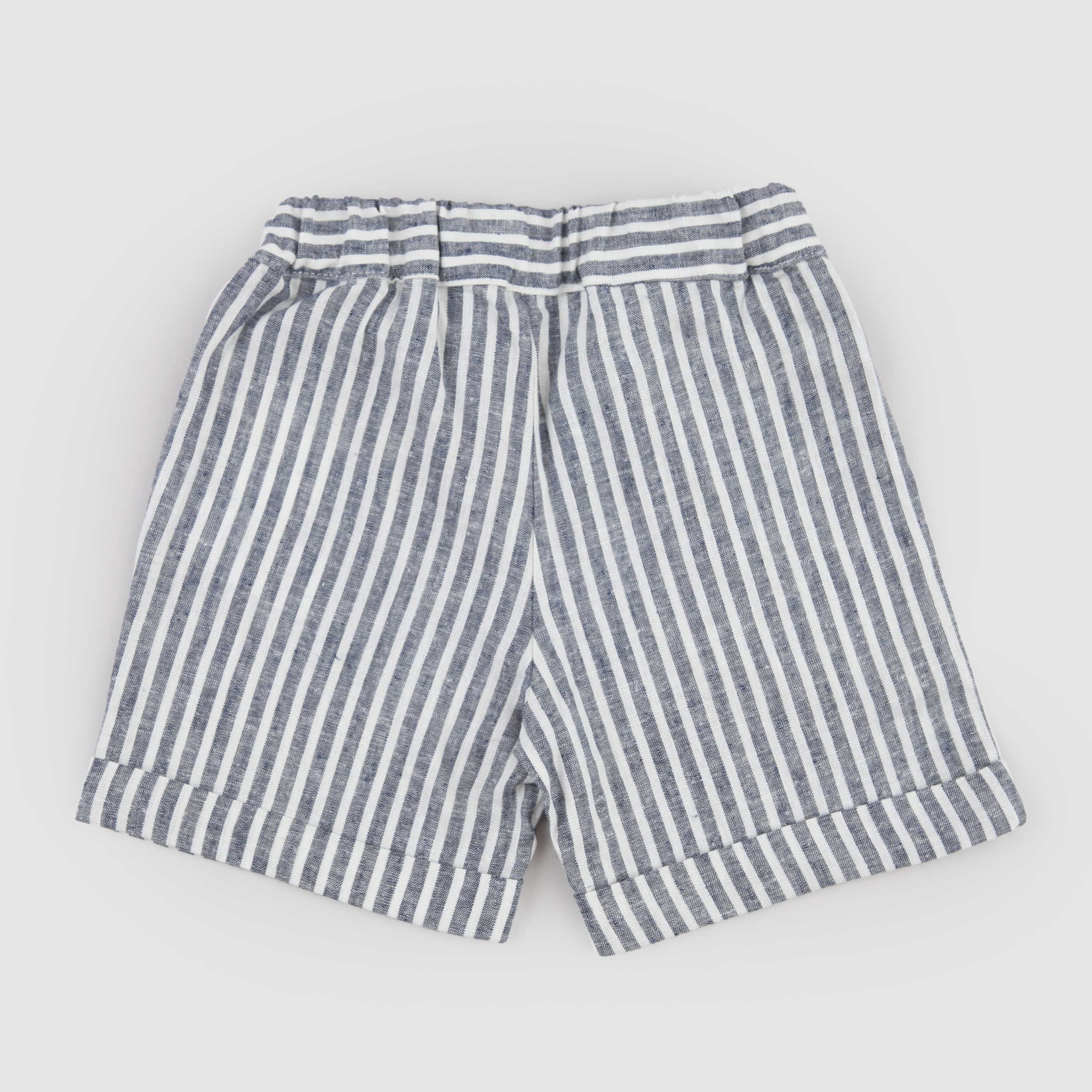 Bermuda a Righe Bianco e Blu Firmato COCCODE